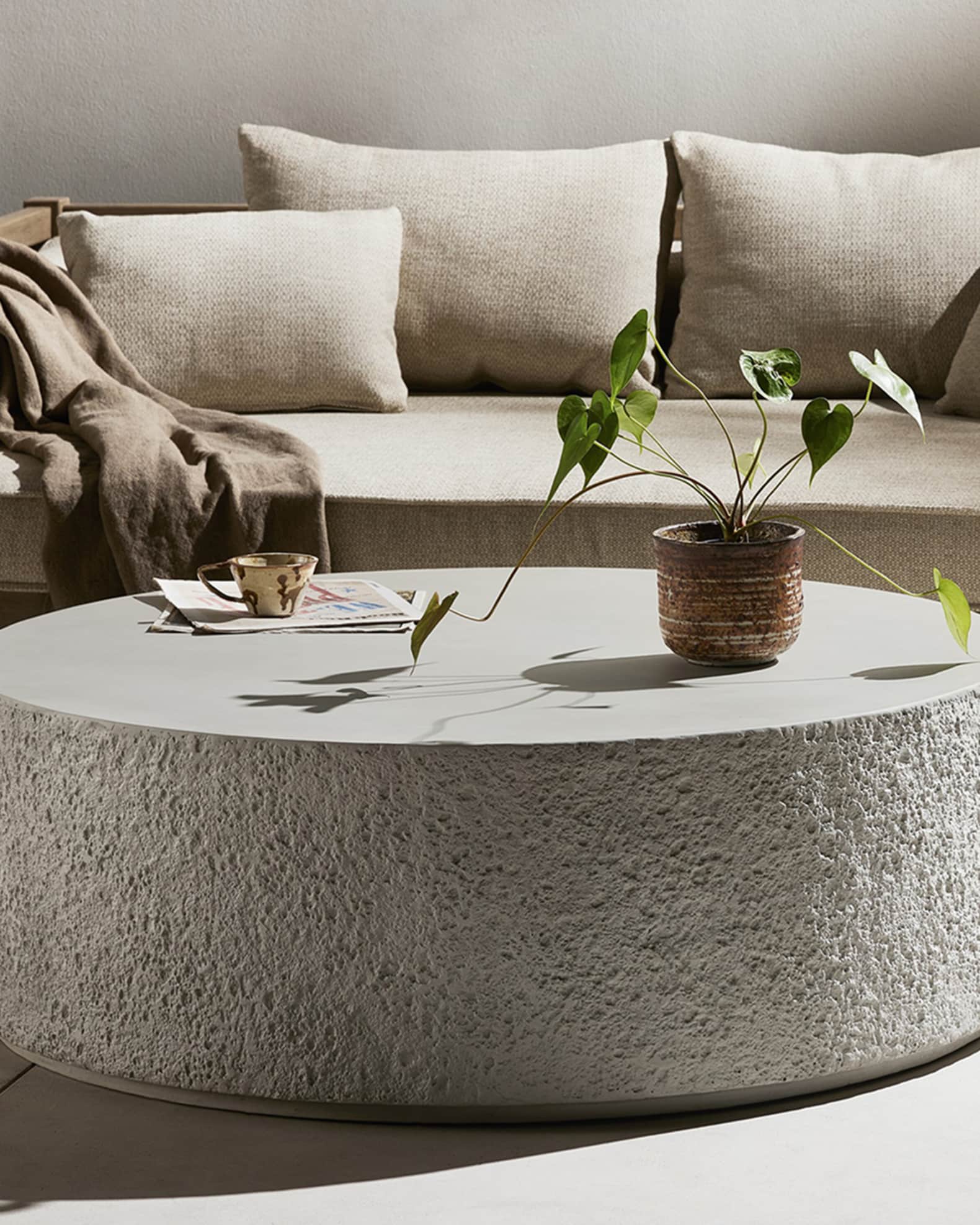 Four Hands Otero Outdoor Round Coffee Table