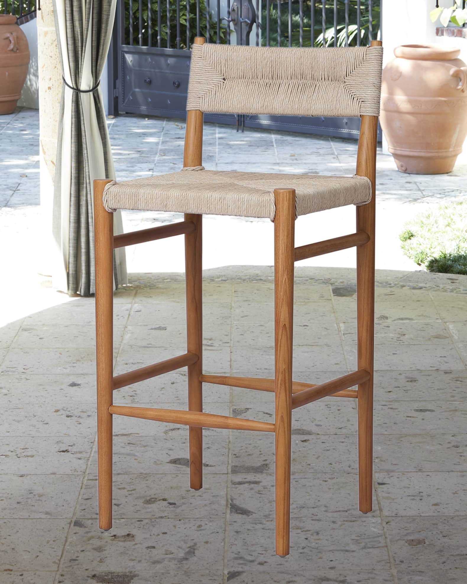 Four Hands Lomas Outdoor Bar Stool