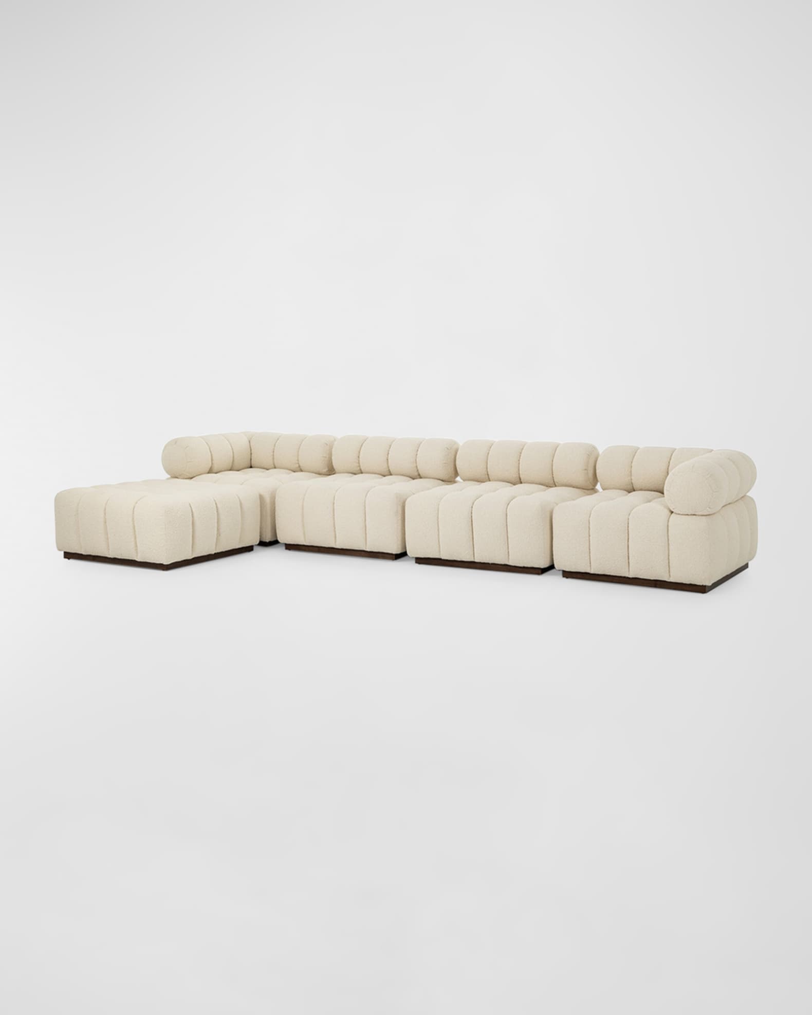 Four Hands Roma 4Piece Sectional with Ottoman Horchow