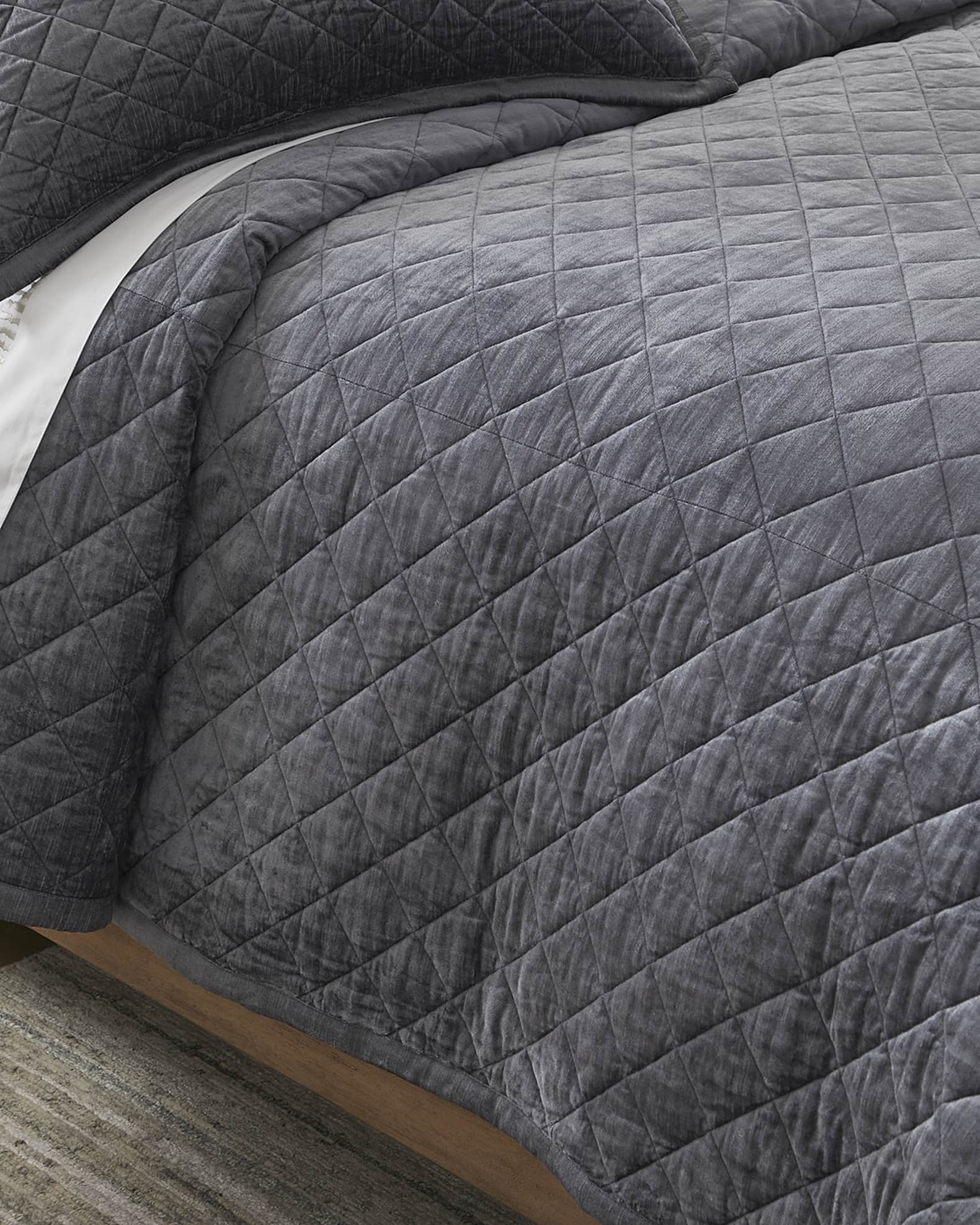 Amity Home Simona Velvet Quilt, Queen Horchow