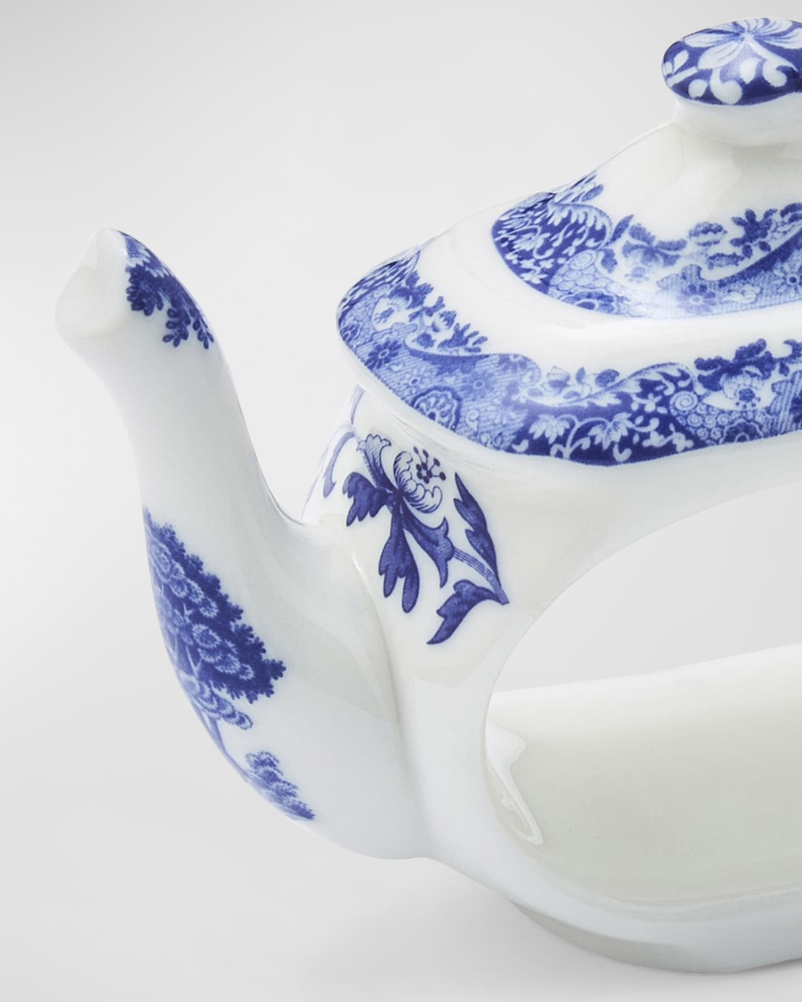 Spode blue italian teapot best sale