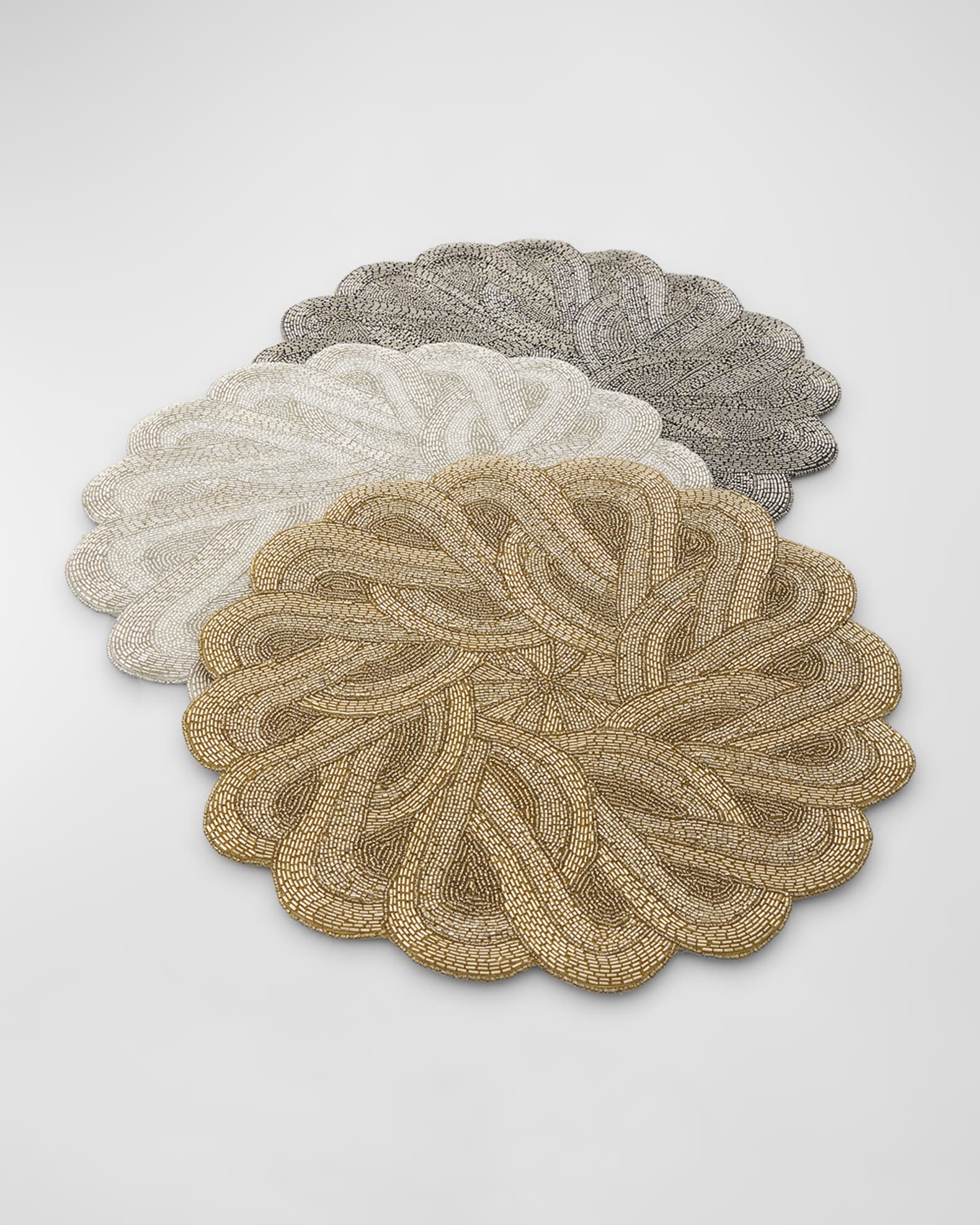 Nomi K Braided Beaded Placemat 