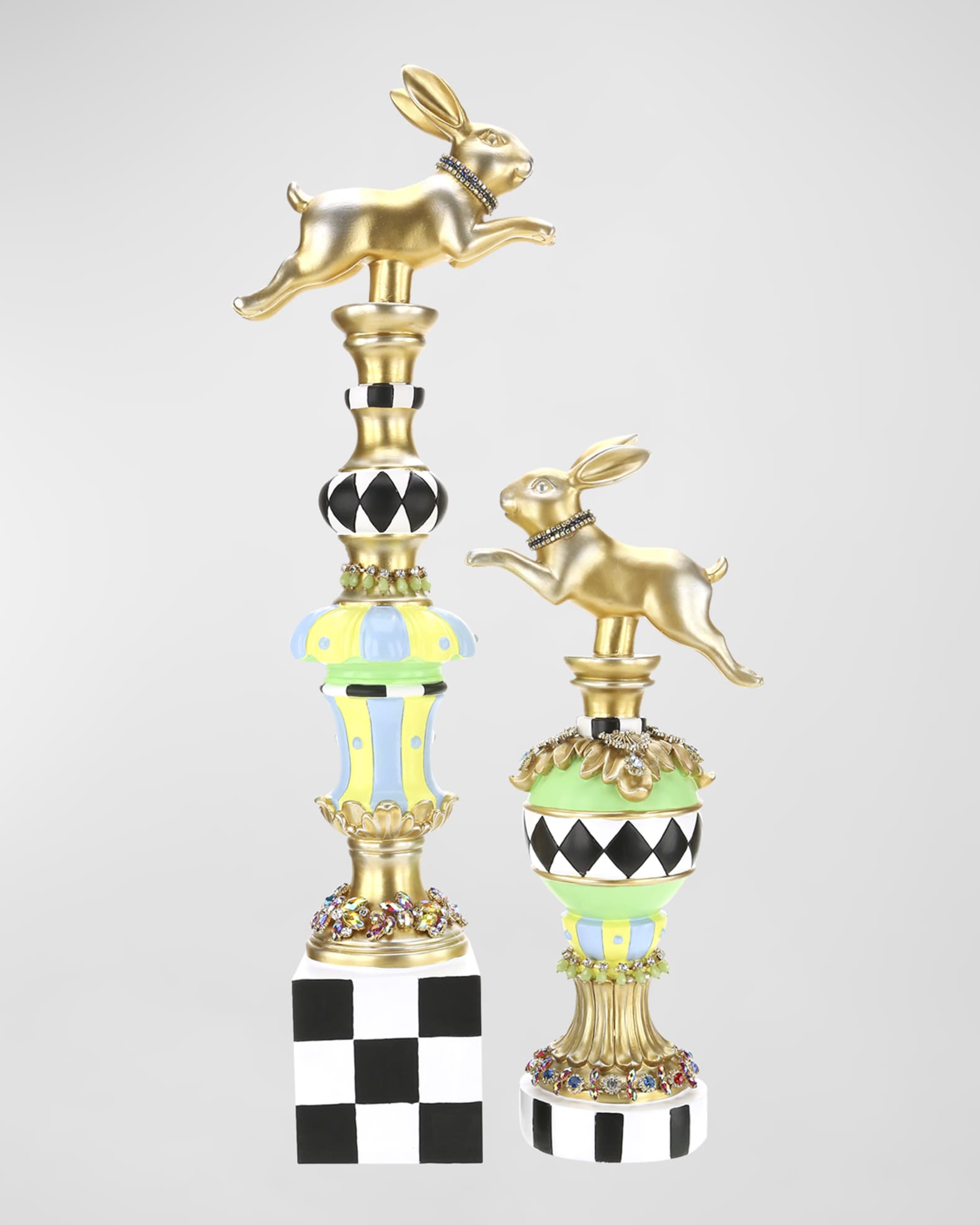 Mark Roberts Jeweled Whimsical Rabbits, Set of 2 Horchow