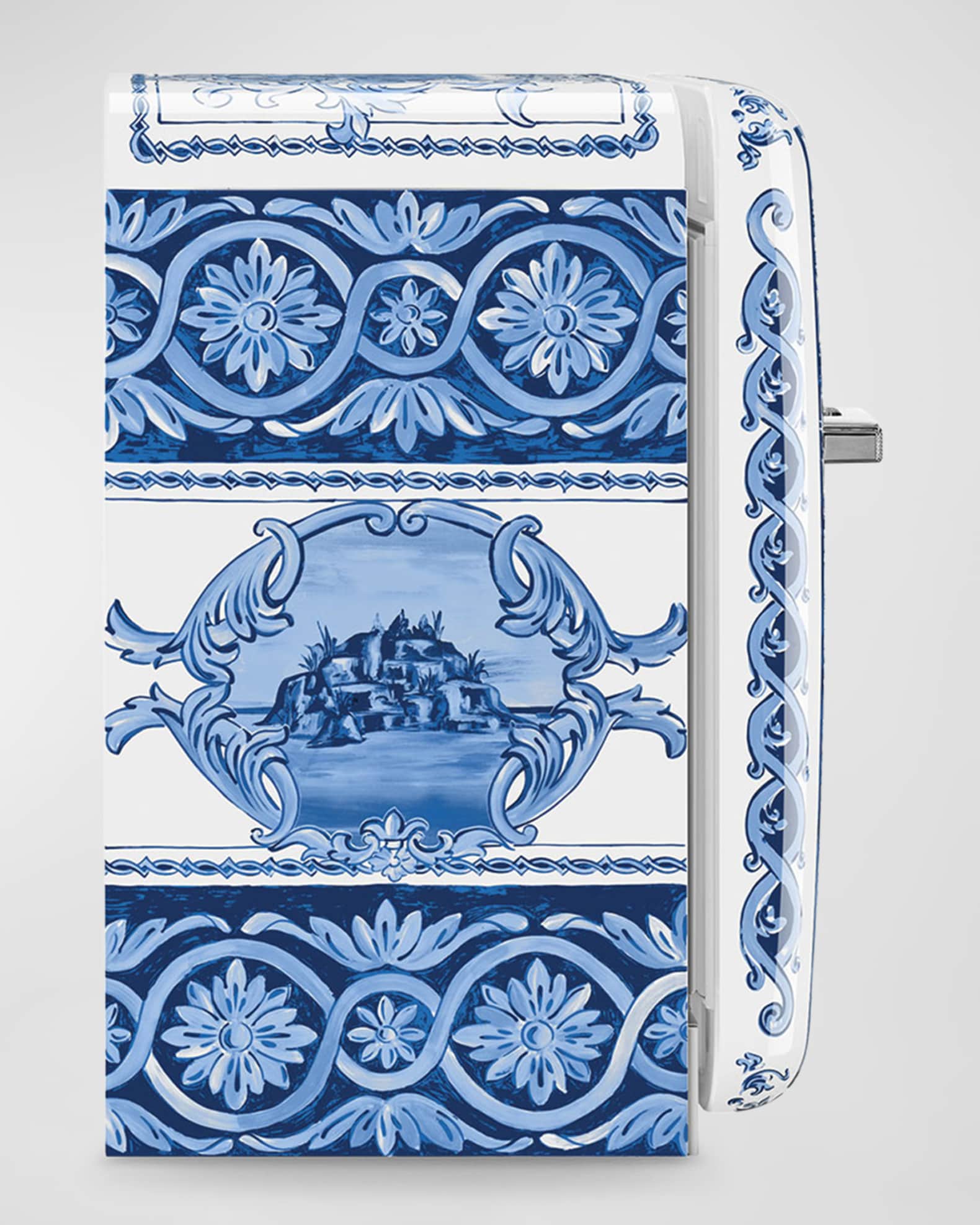 Smeg x Dolce Gabbana Blu Mediterraneo FAB5 Mini Fridge