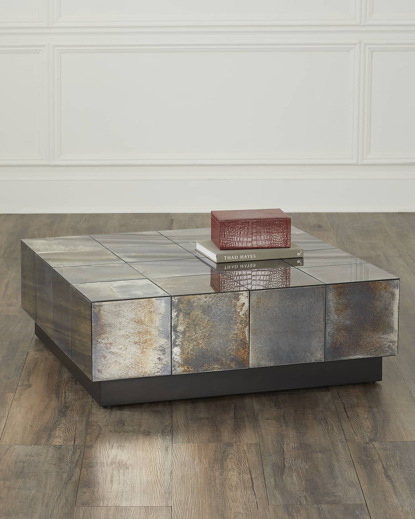 Arteriors Antonia Antiqued Mirror Cocktail Table