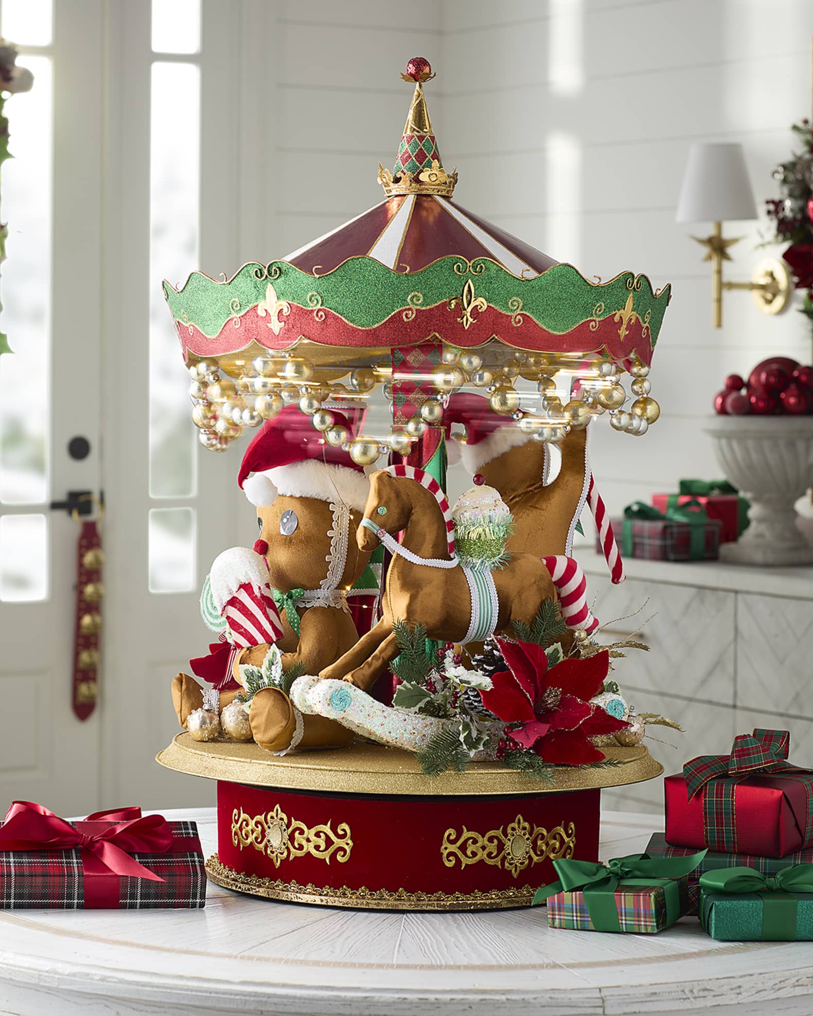 Mark Roberts 40" Candy Shoppe Christmas Carousel