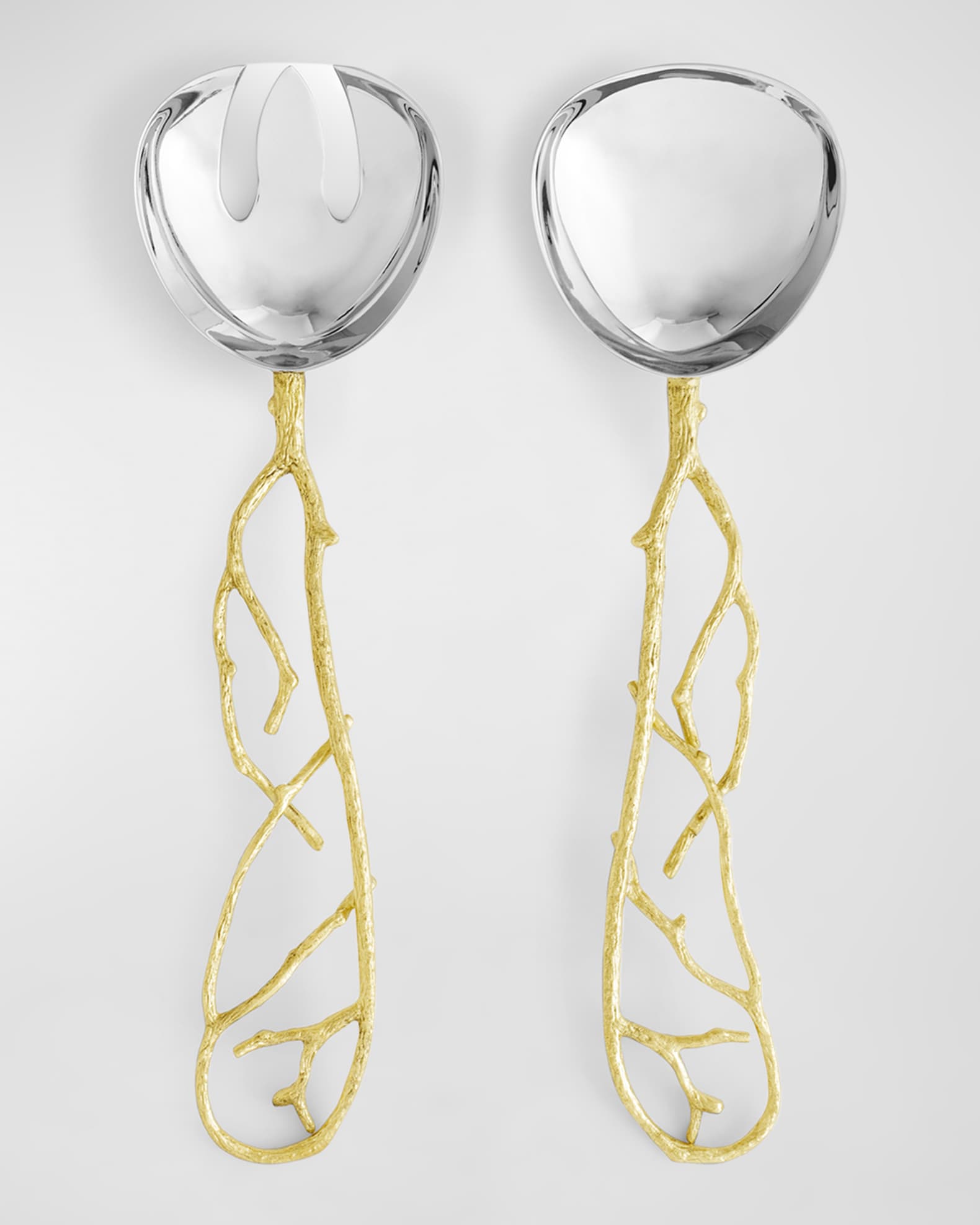 Michael Aram Butterfly Ginkgo White & Gold Serving Set