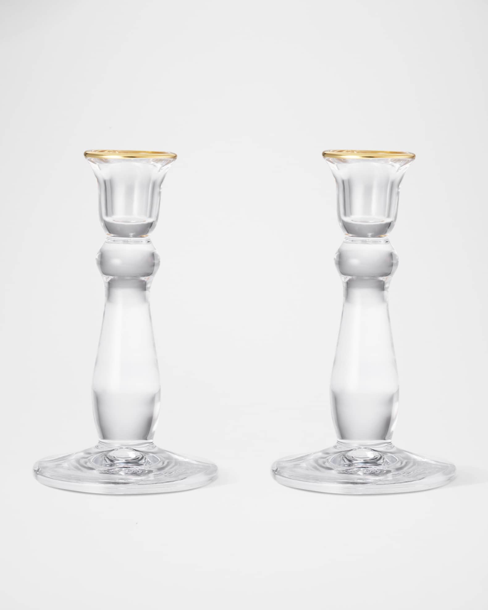 AERIN Sancia Tall Taper Candle Holders, Set of 2 Horchow