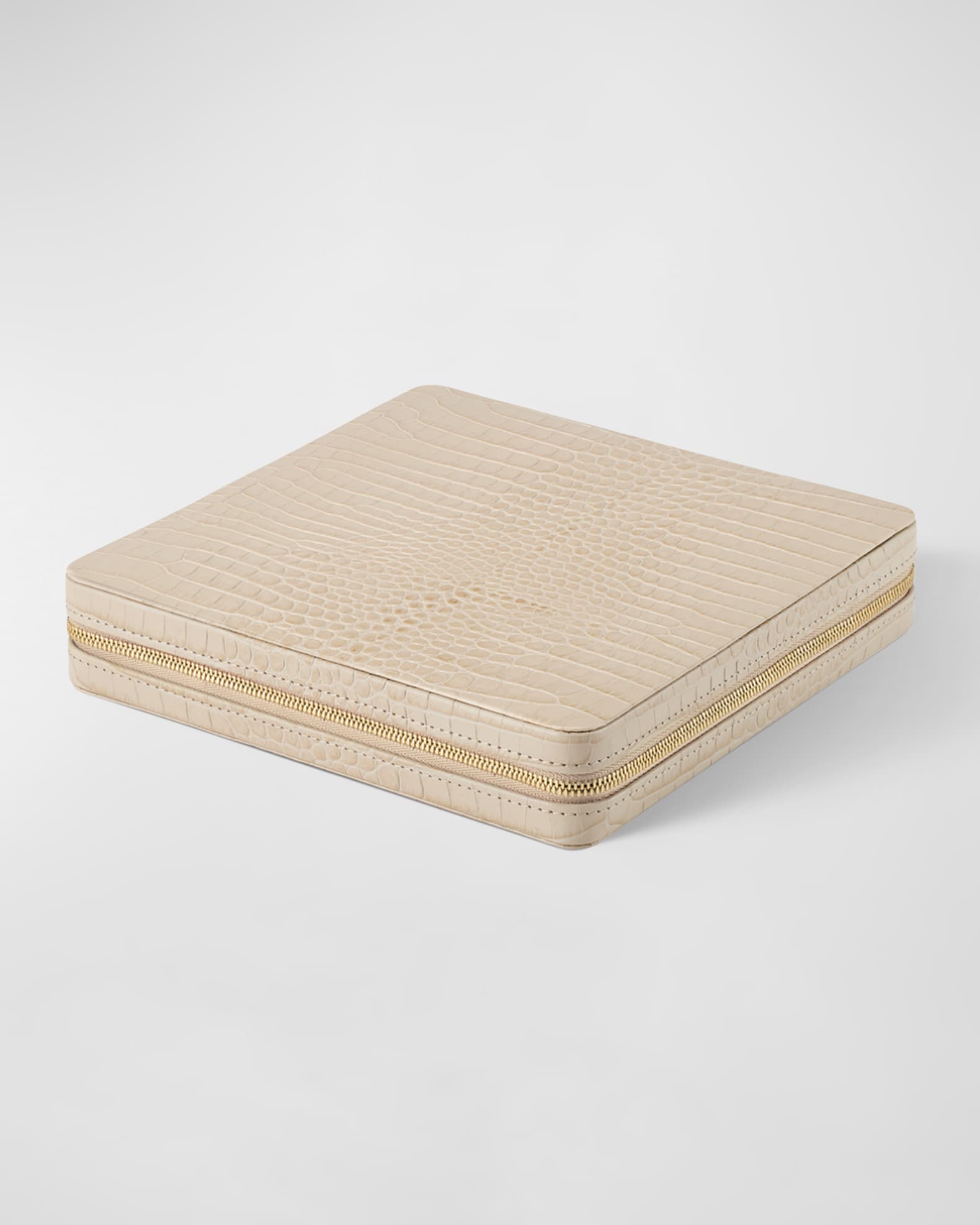 AERIN Enzo Leather Travel Tic-Tac-Toe Set | Horchow