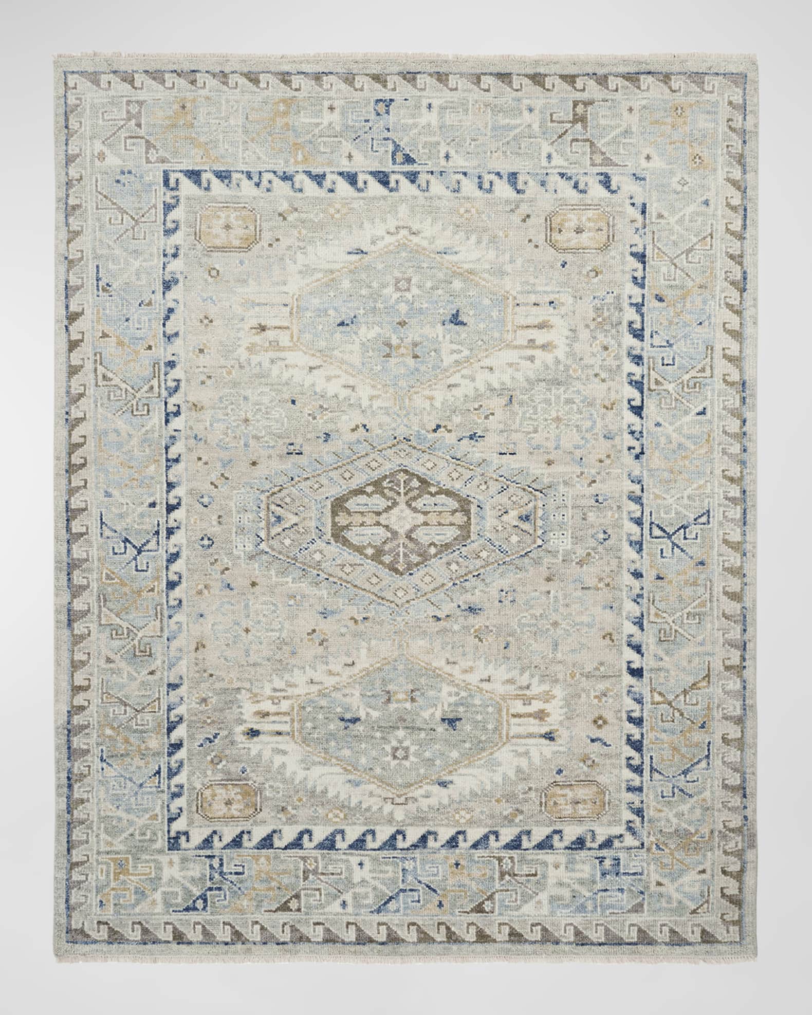 Fiona Hand-Knotted Area Runner, 3’ x 10’