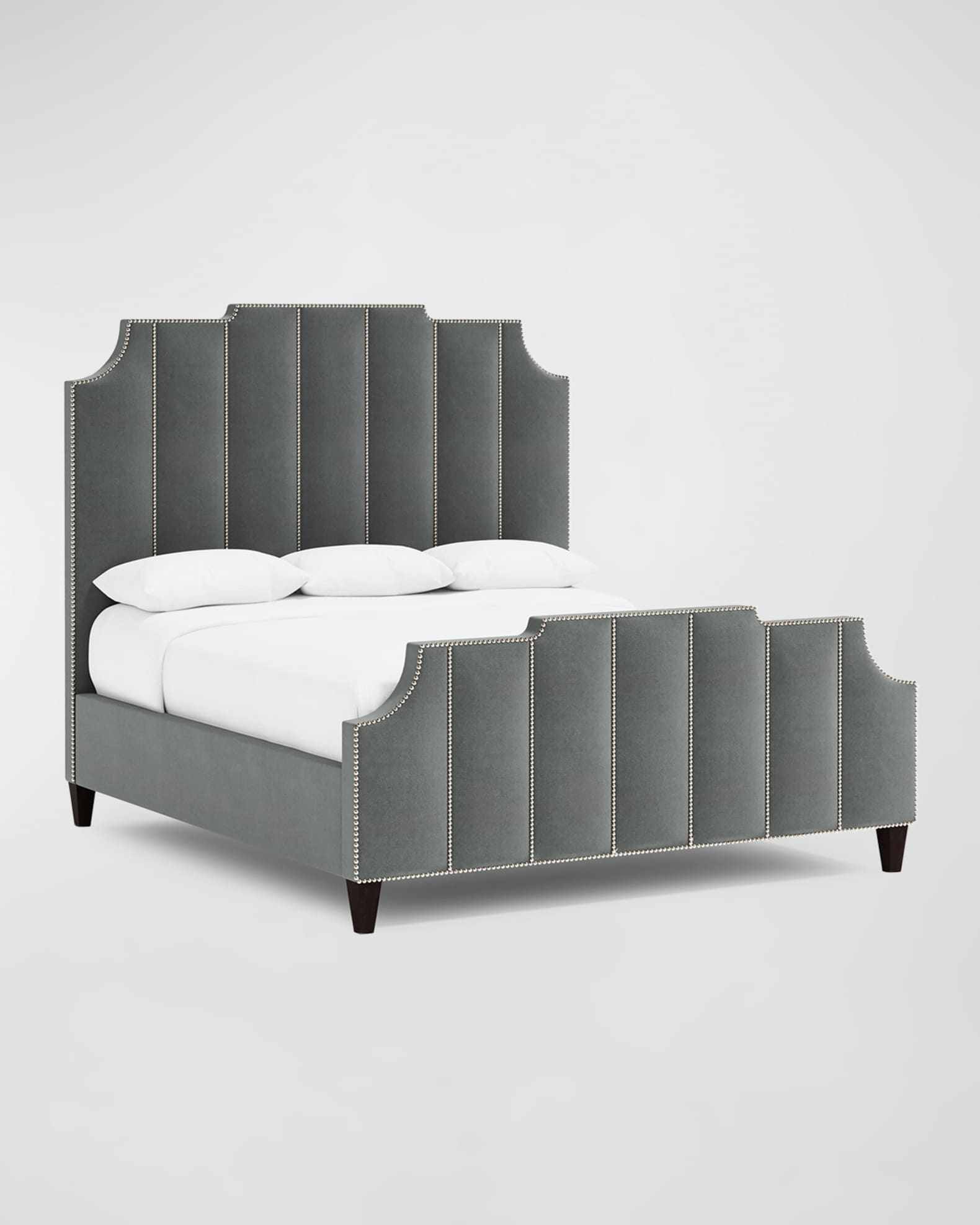 Bernhardt Interiors Bayonne Channel Tufted Bed King