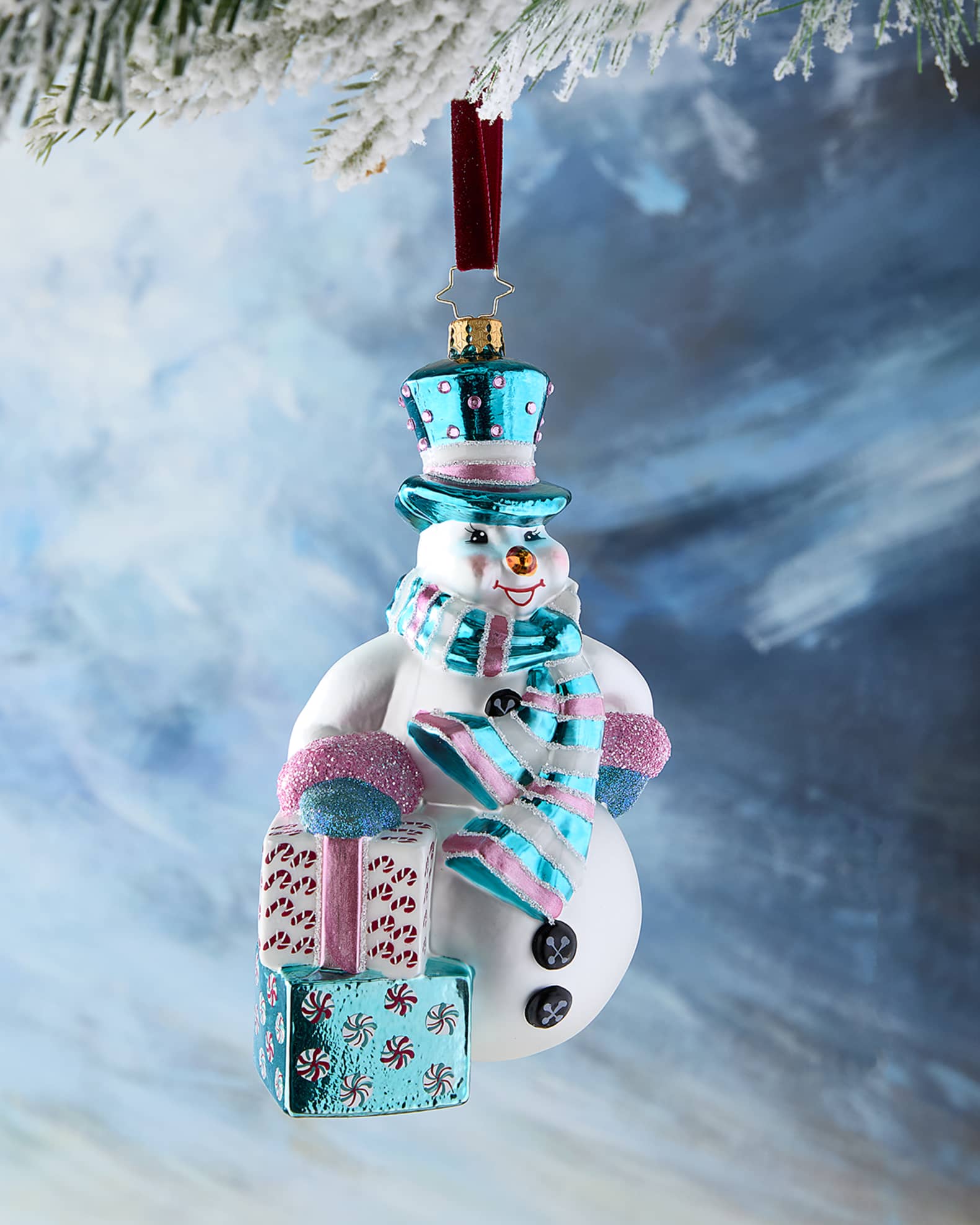 Christopher Radko Top Hat Treasures Christmas Ornament Horchow