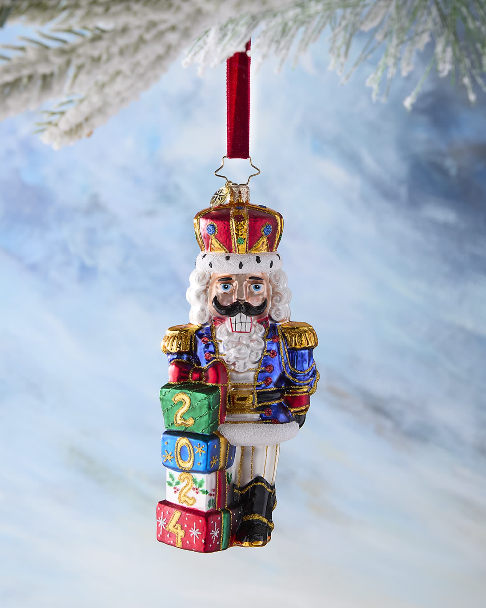 Christopher Radko Royal Gift Guardian 2024 Christmas Ornament Horchow