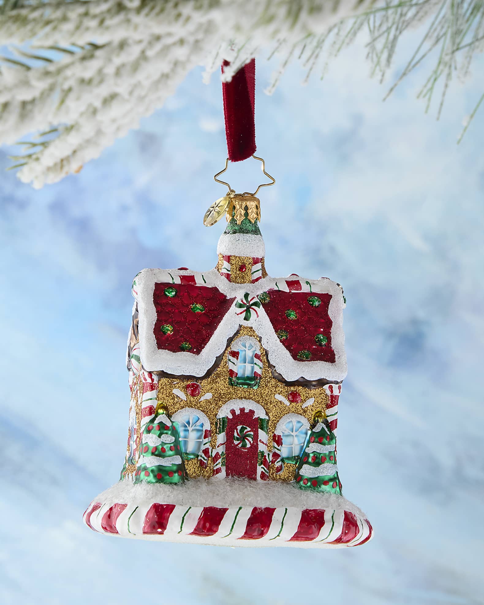 Christopher Radko Sweet Tooth Cottage Christmas Ornament Horchow