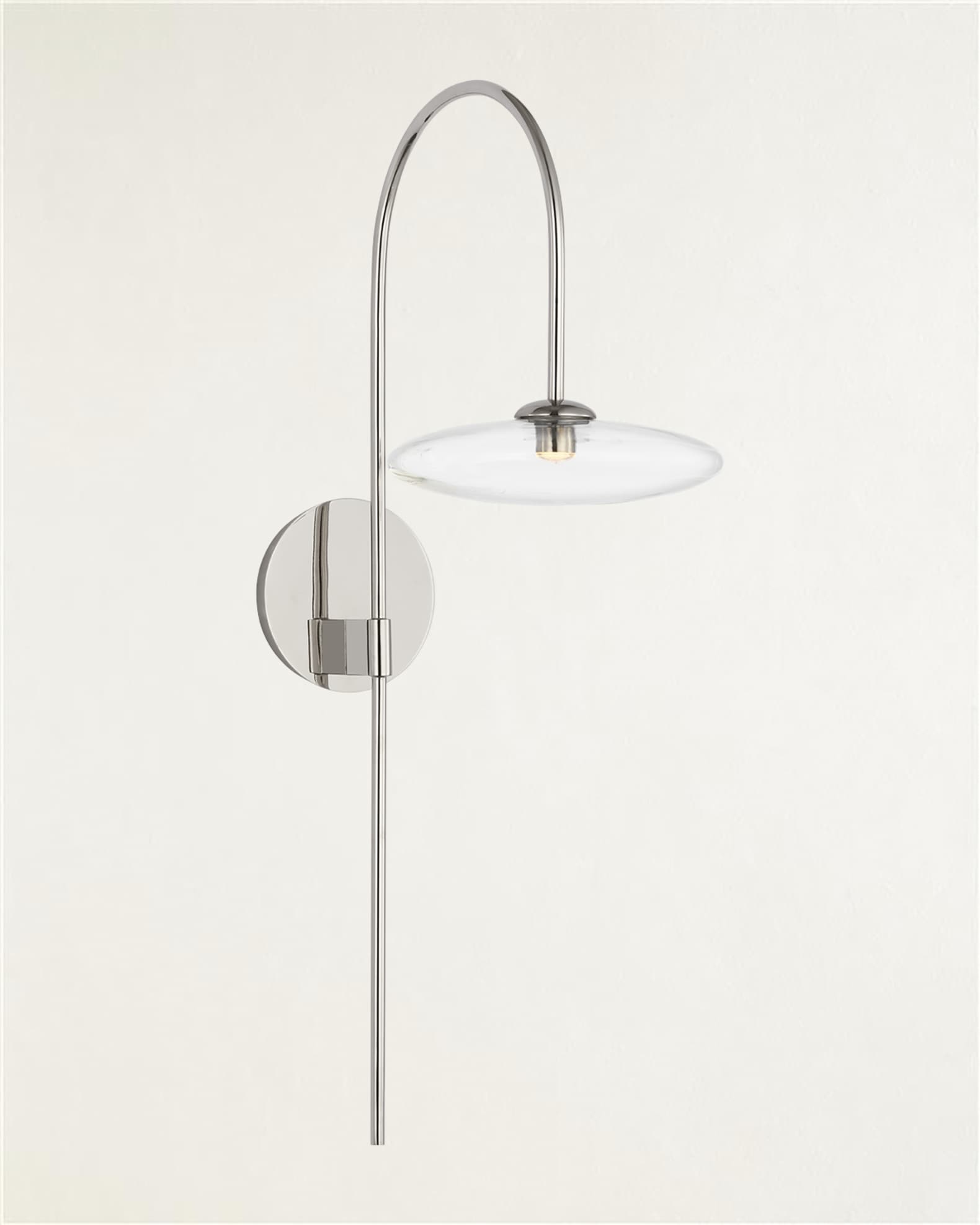 Visual Comfort Signature Calvino Arched Single Sconce by Ian K Fowler