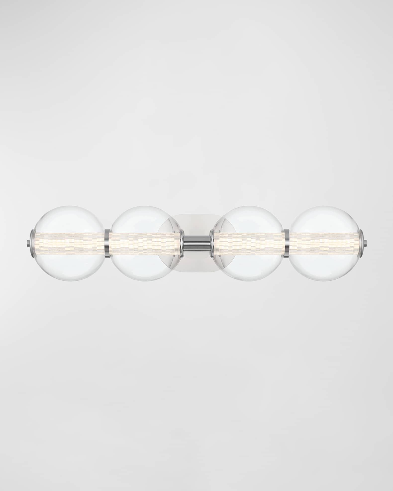 Eurofase Atomo 4-Light LED Vanity in Chrome