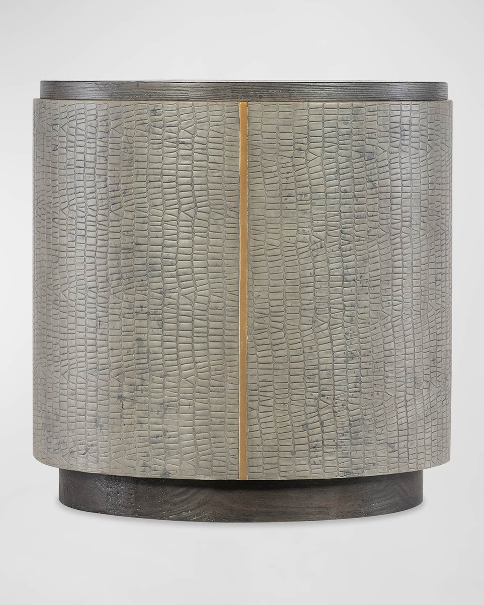 Hooker Furniture Dylian Leather End Table