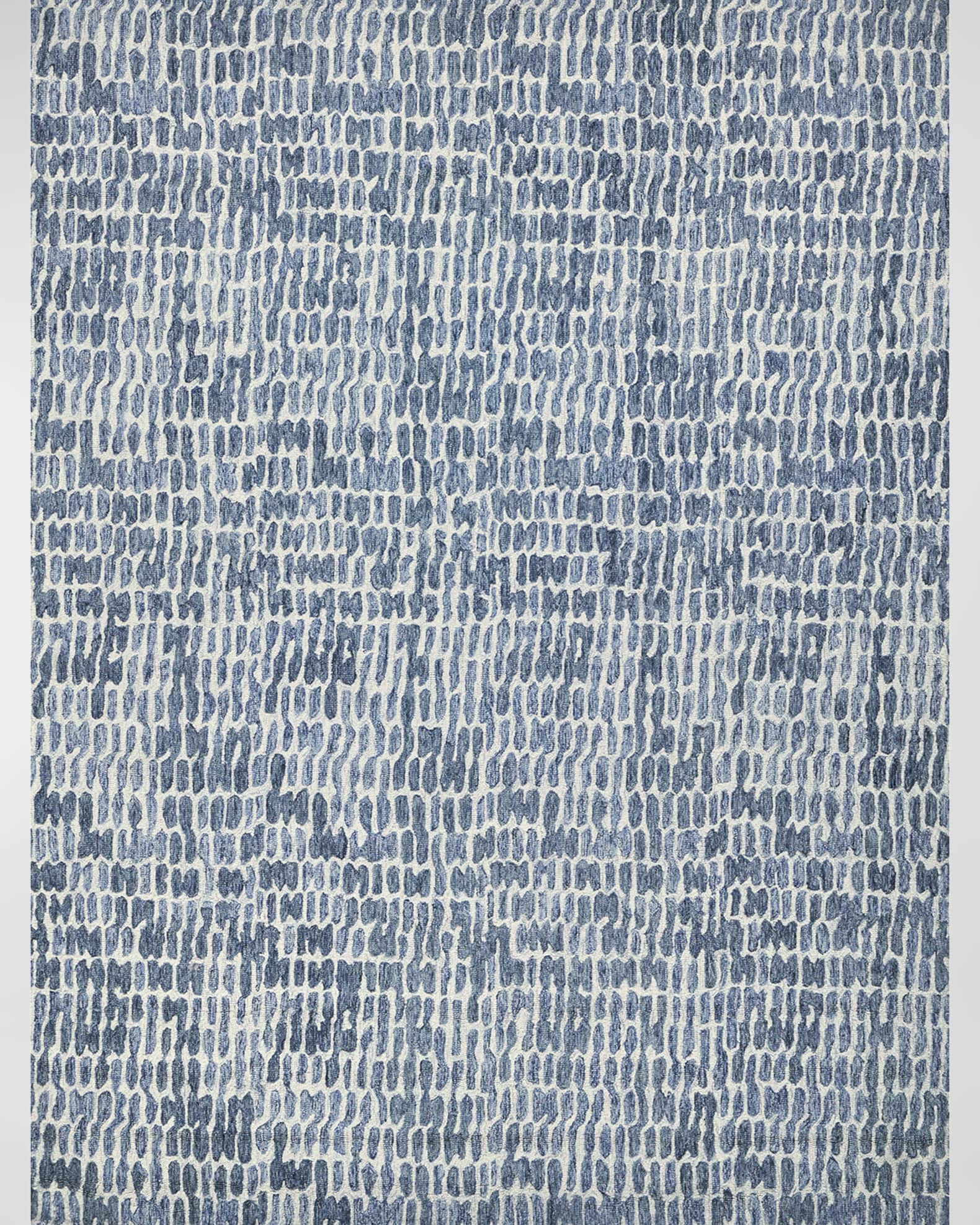 Exquisite Rugs Ink Blot Hand-Tufted Rug, 8' x 10'