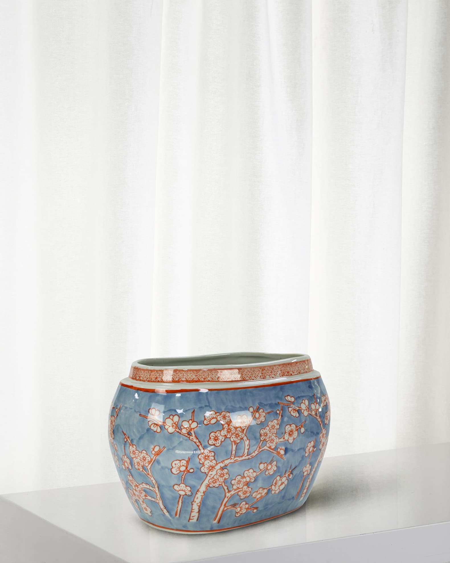 Winward Home Plum Blossom Planter 
