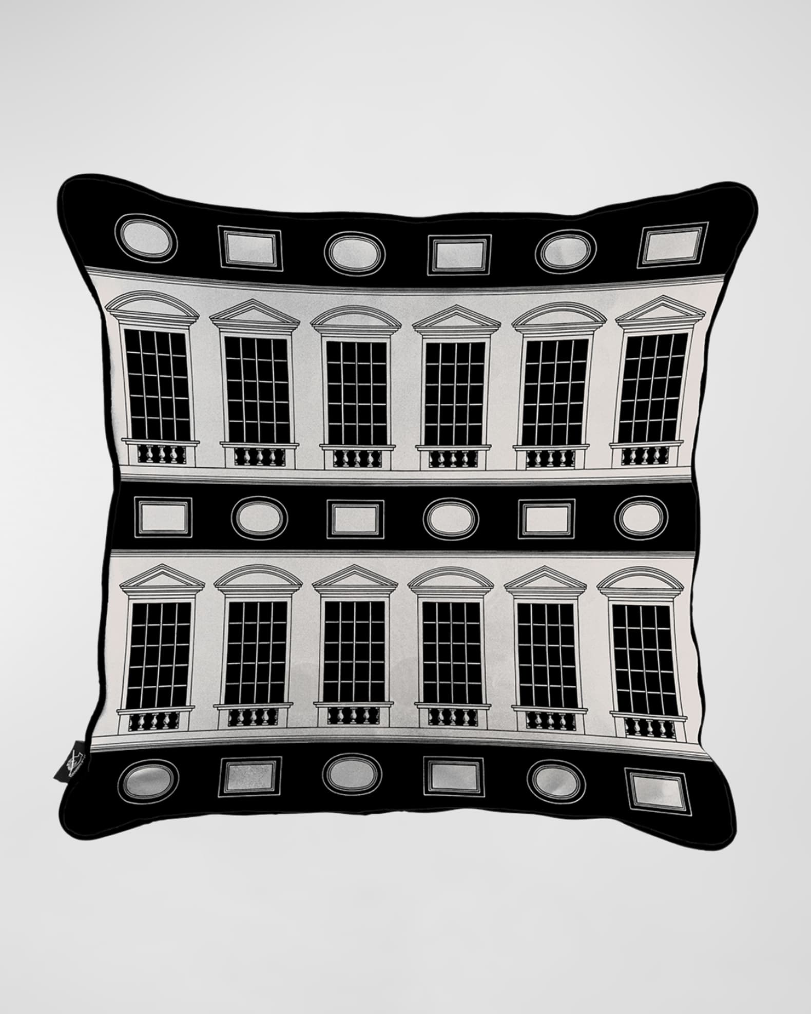 Fornasetti Architettura Cushion, 20" Square