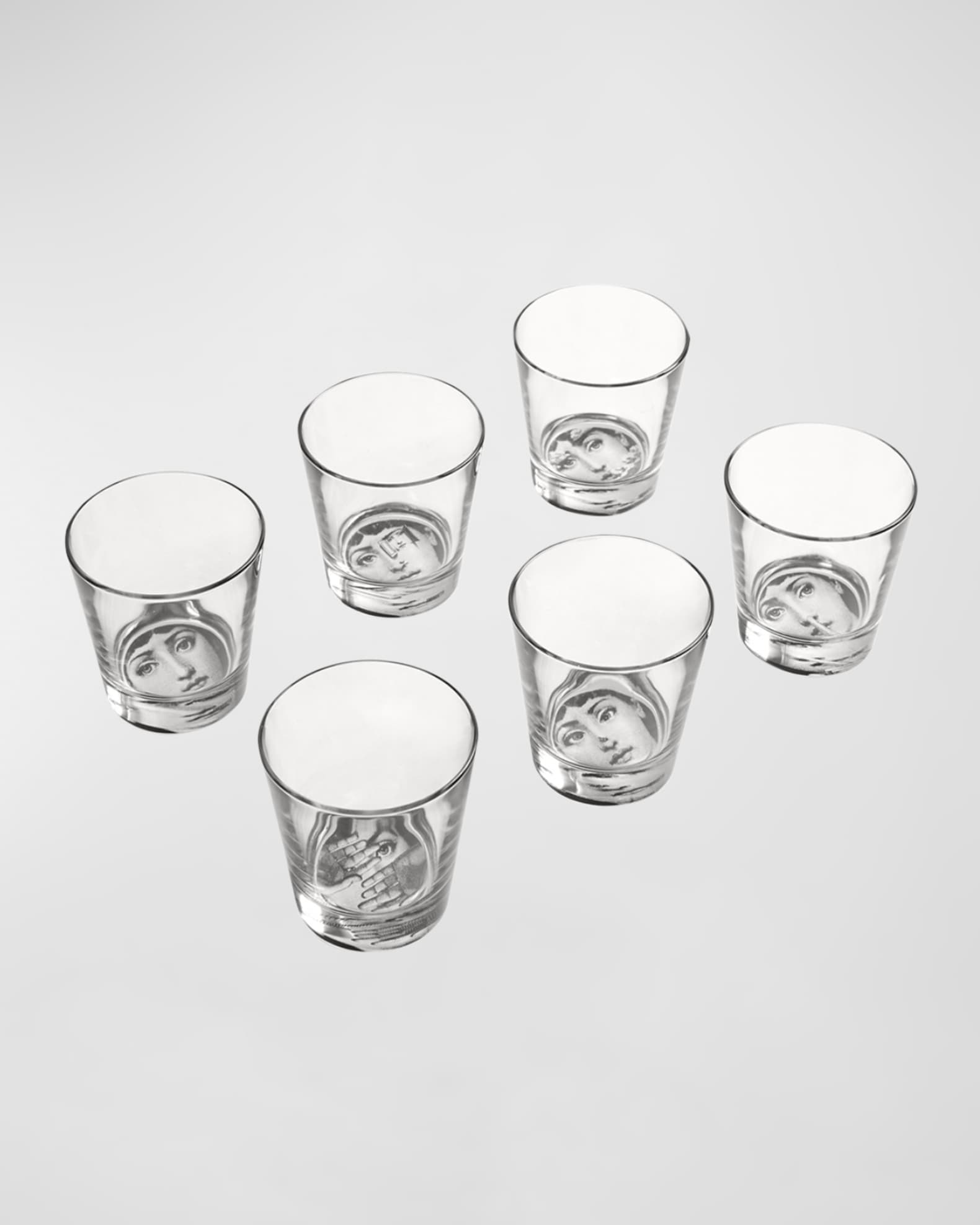 Fornasetti Tema e Variazioni Glasses. Set of 6 