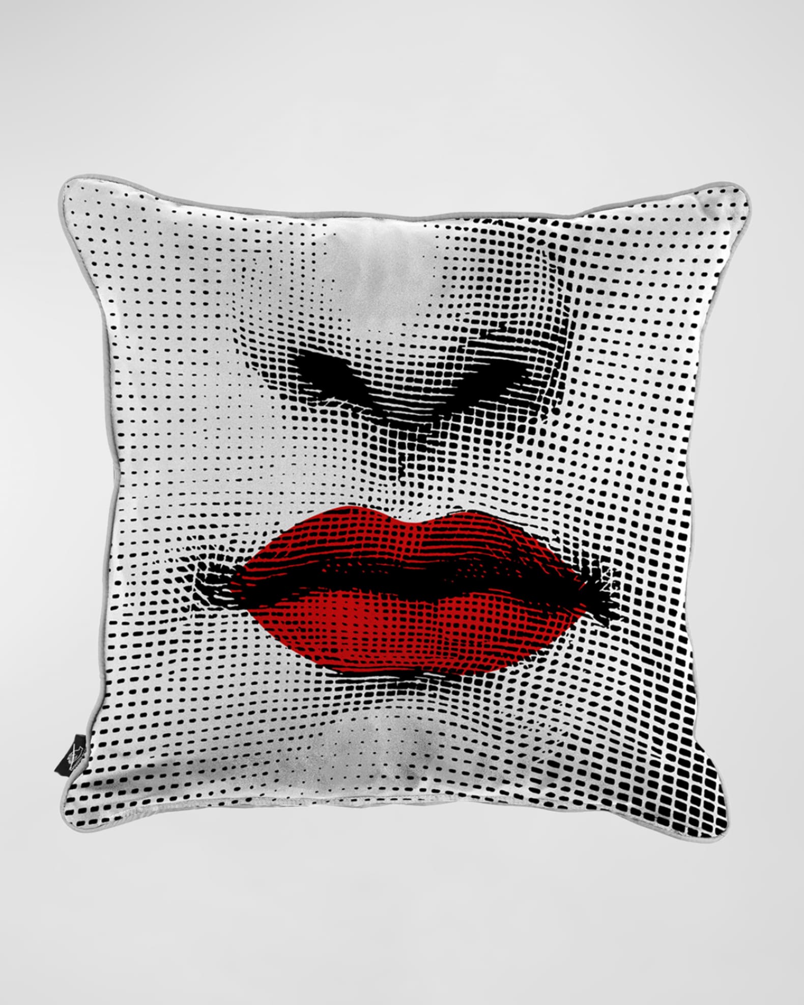 Fornasetti Kiss Cushion, 20" Square