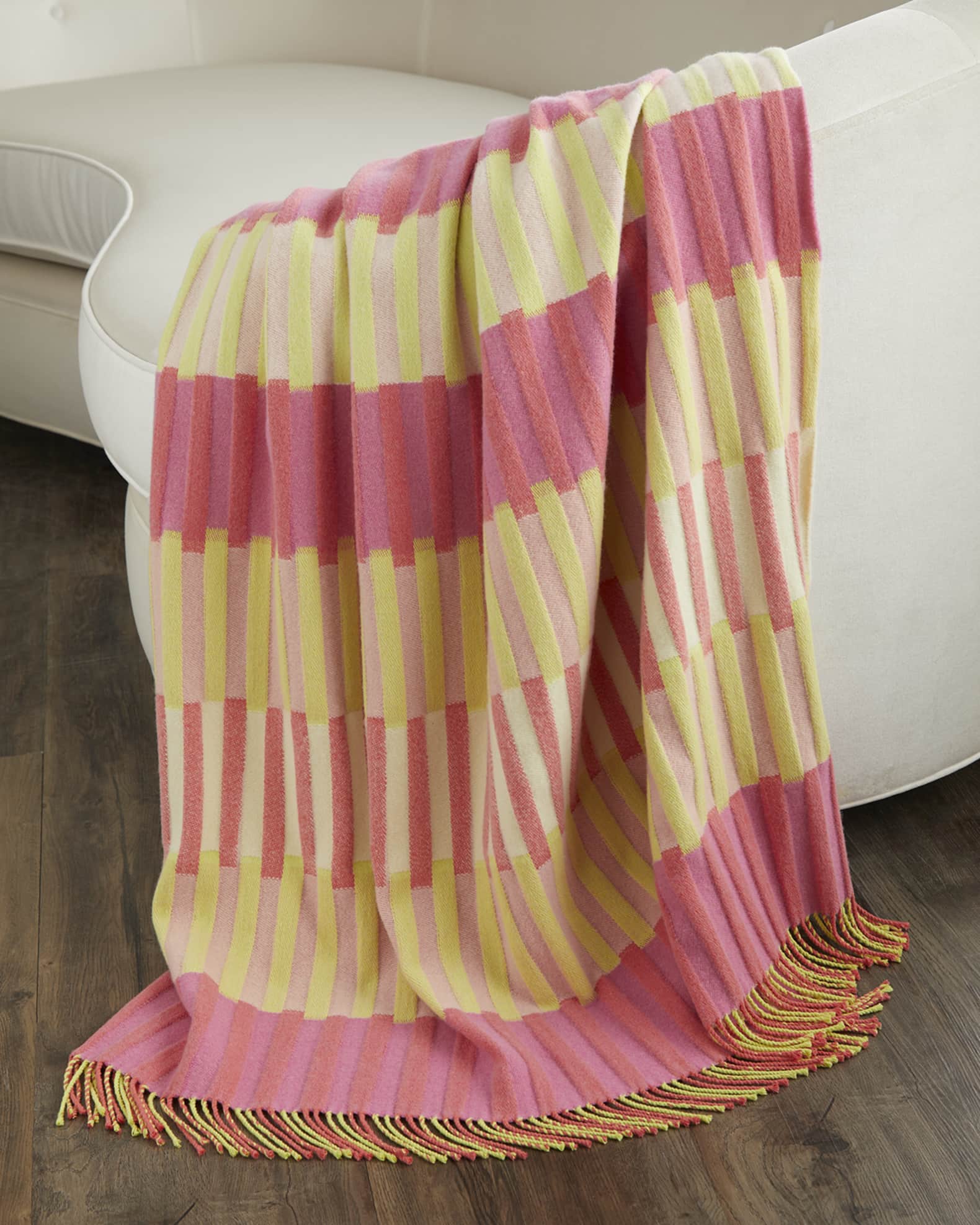 Designers Guild Murazzi Peony Throw Blanket 
