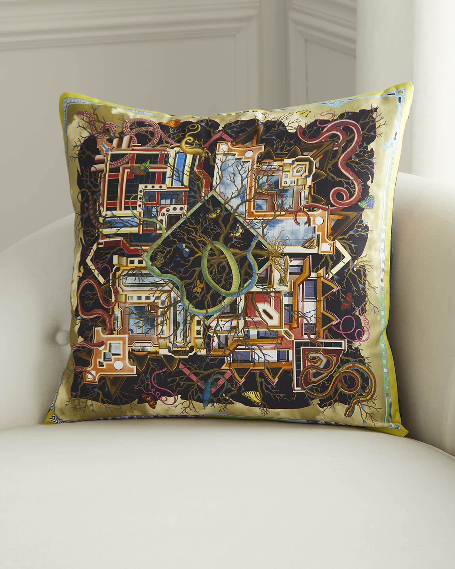 Christian Lacroix Archeologie Mosaique Cushion