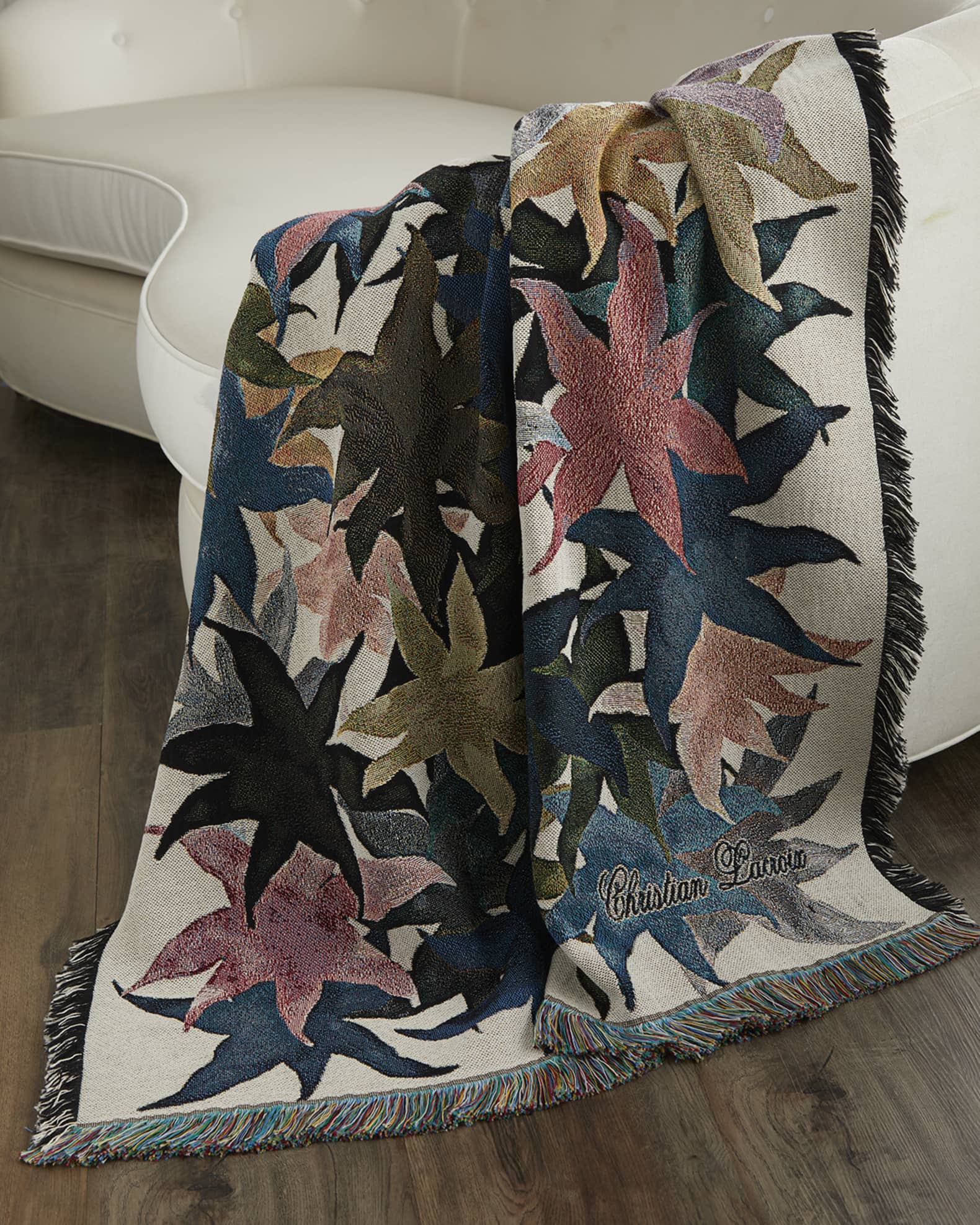 Christian Lacroix Iris De Marais Craie Throw