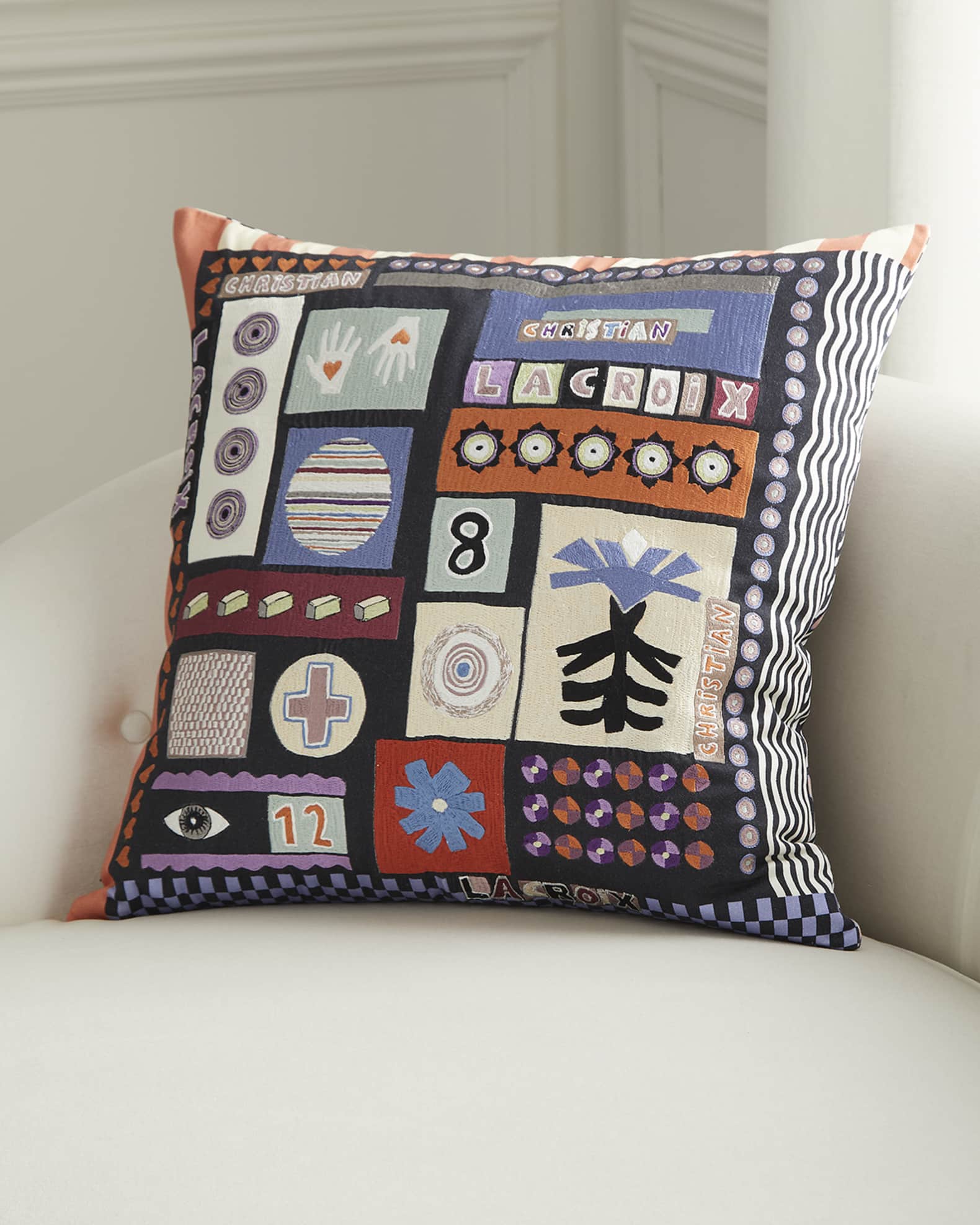 Christian Lacroix Bloc Note Mosaique Cushion