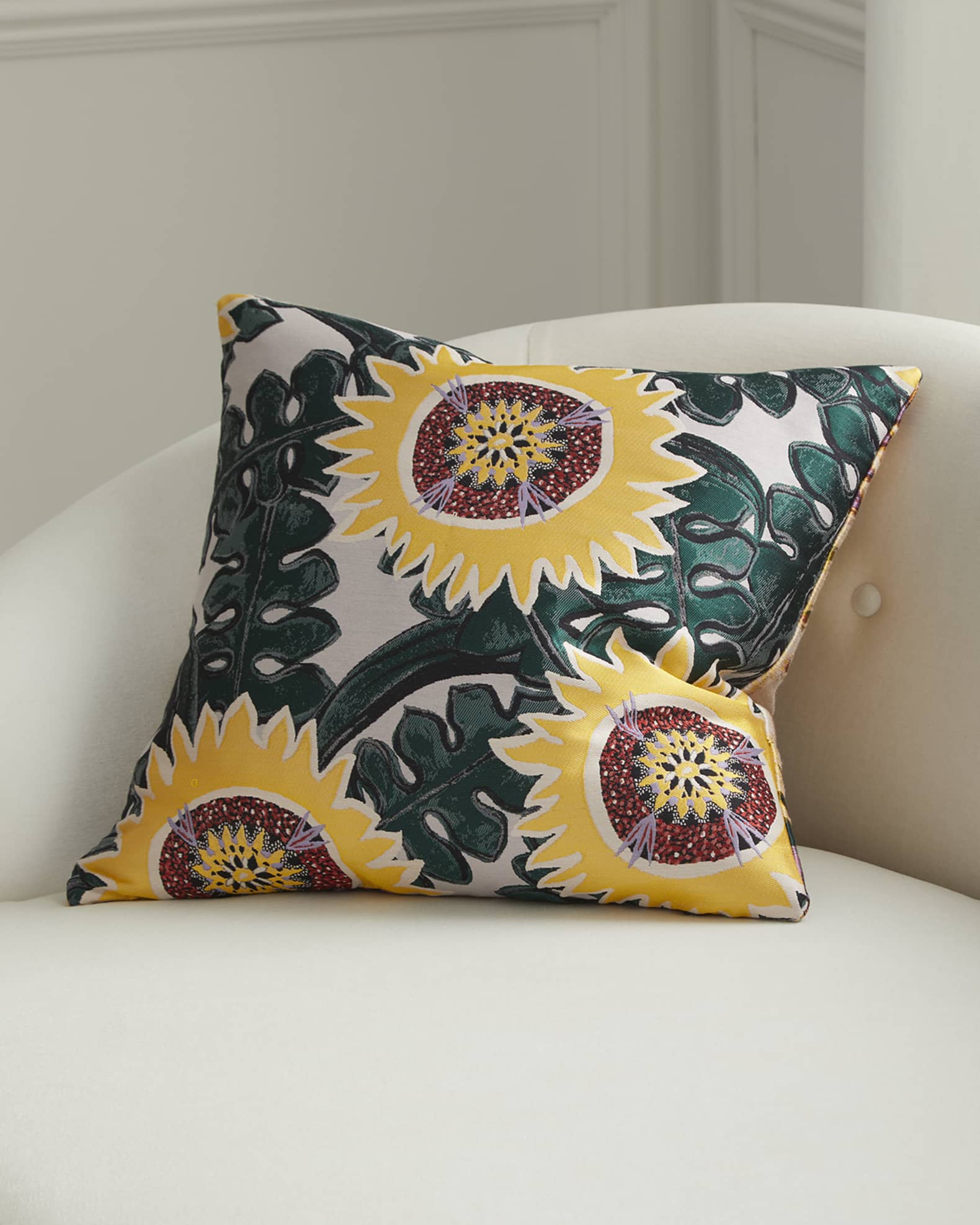 Christian Lacroix Soleils Osier Decorative Pillow, 20"