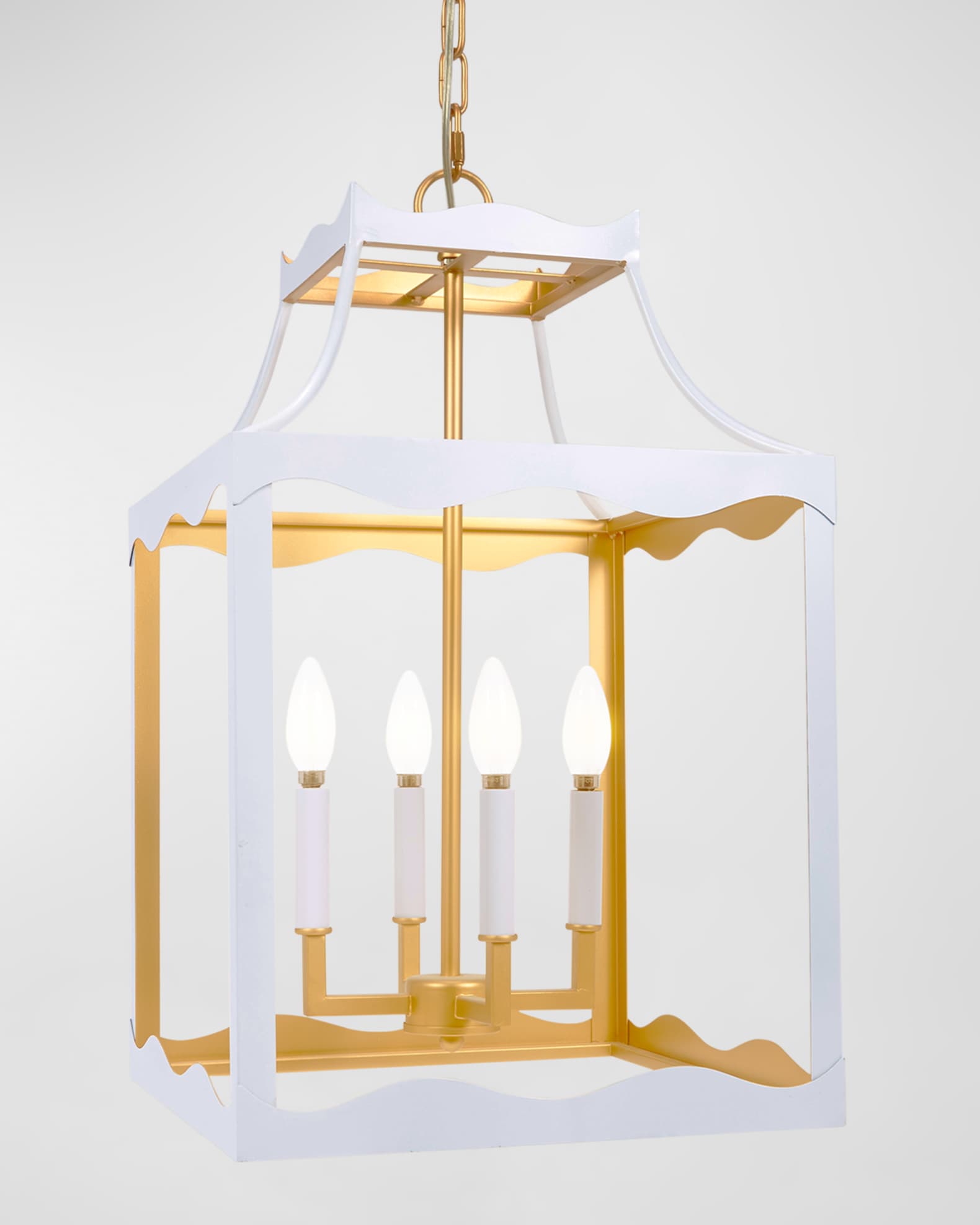White lantern chandelier hot sale