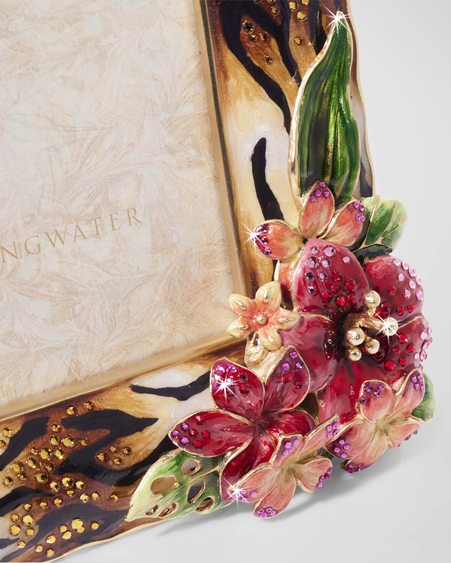 Jay Strongwater Tropical Flower Frame, 5