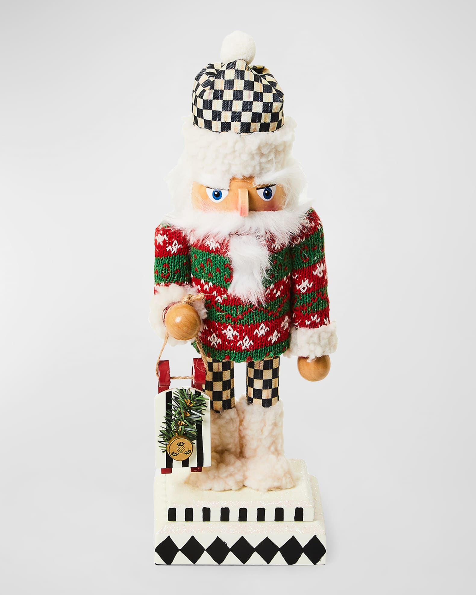 MacKenzieChilds Cozy Christmas Nutcracker Decor Horchow