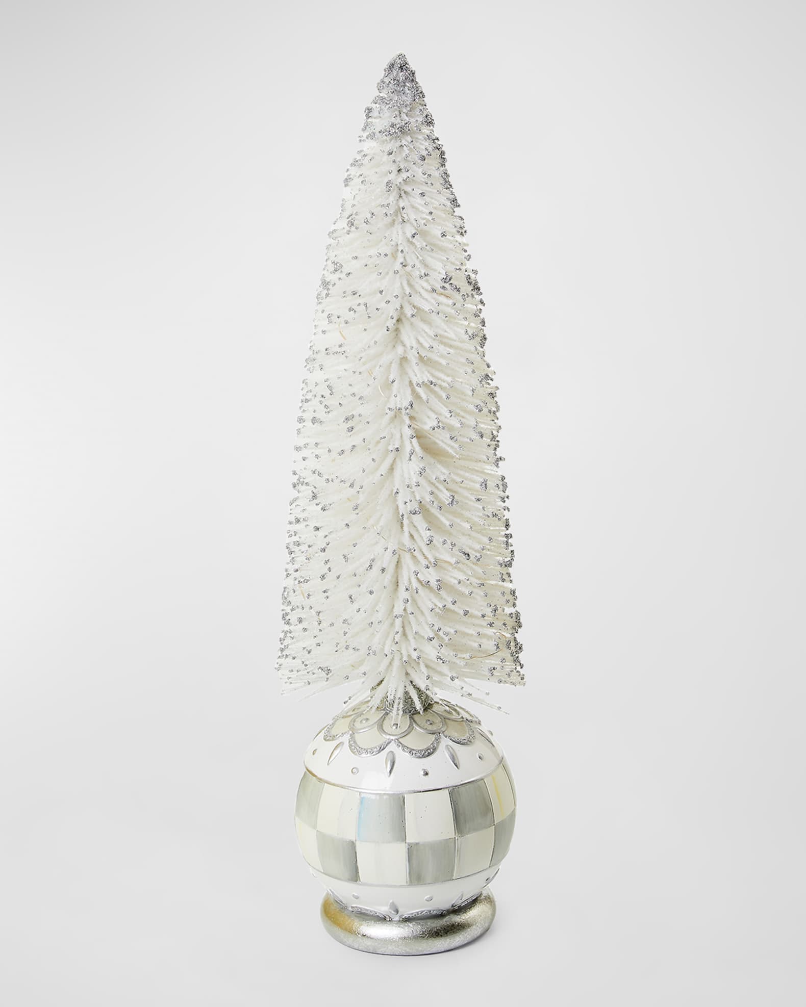 MacKenzieChilds Crystal Palace Medium Illuminated Bottle Brush Tree