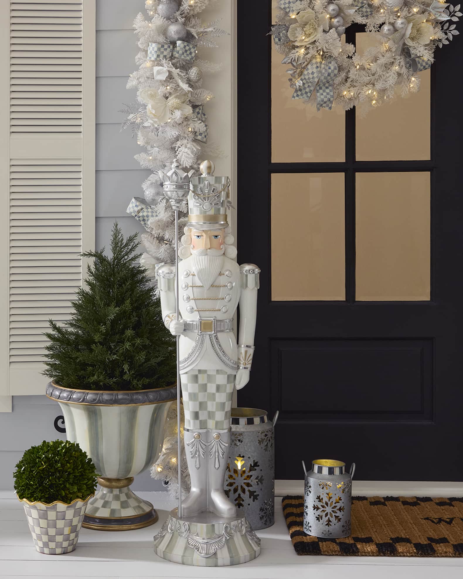 MacKenzie-Childs Crystal Palace Trophy Nutcracker