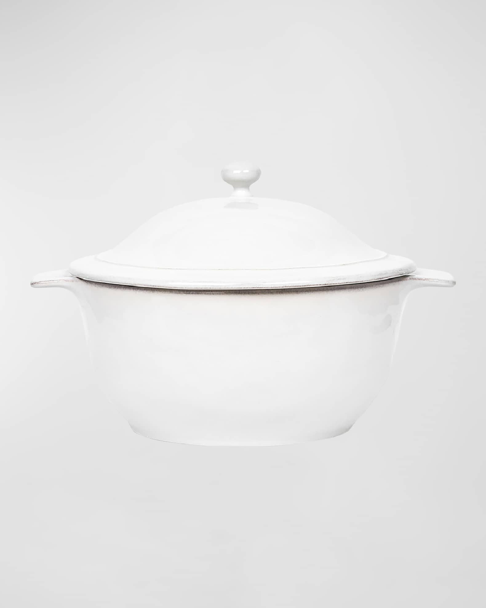 Juliska Puro Whitewash Lidded Casserole Dish, 12"