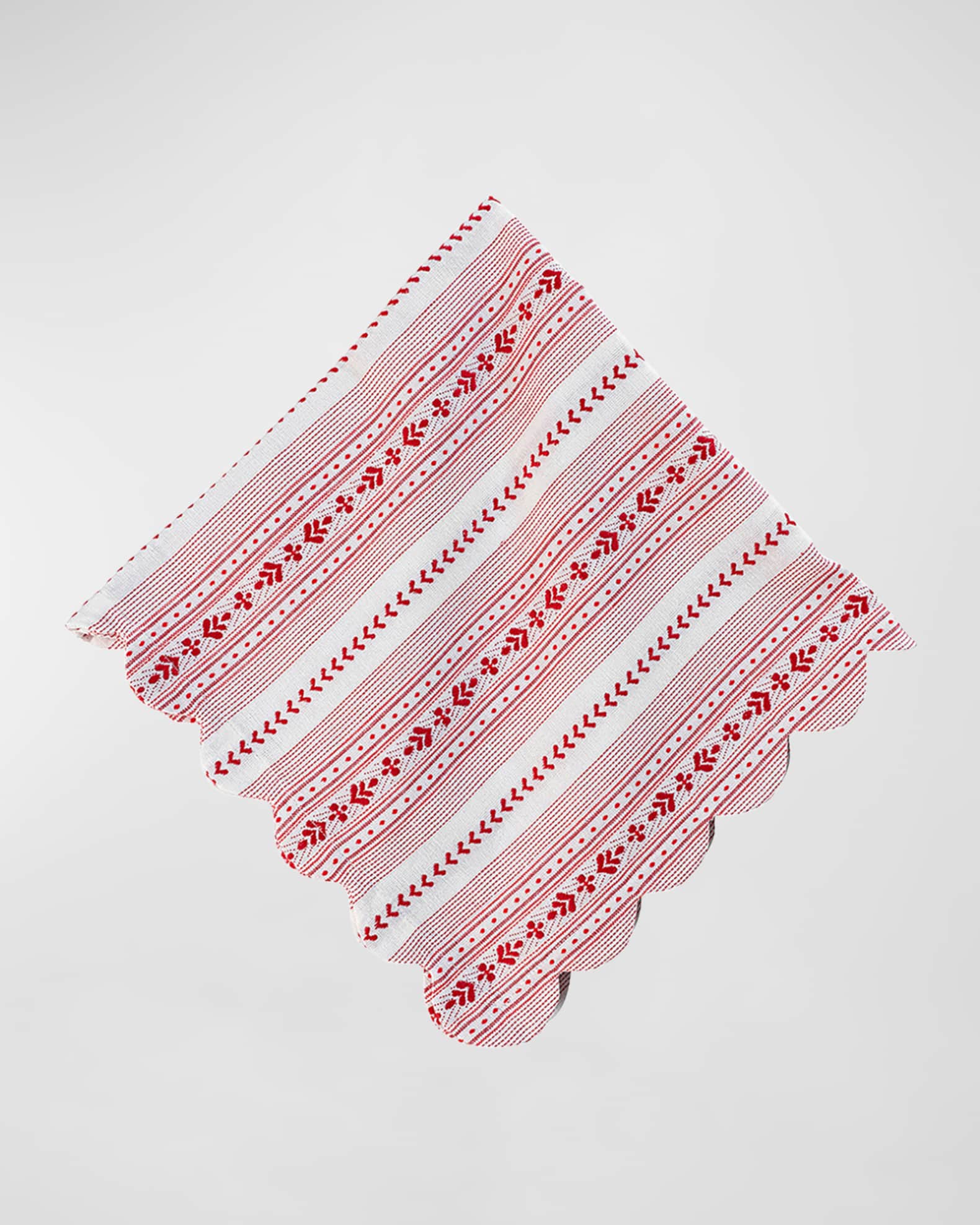 Juliska Villa Stripe Ruby Napkin