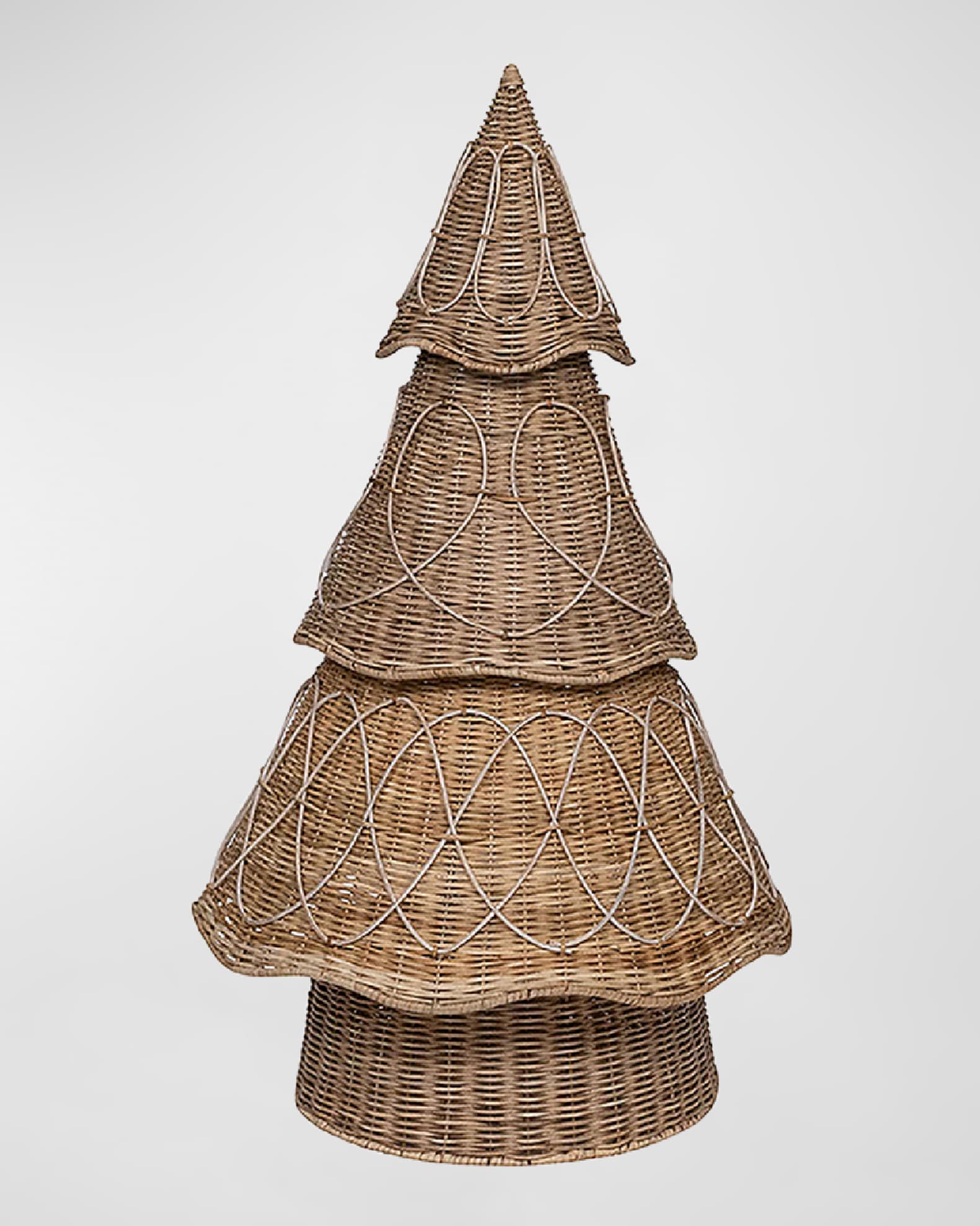 Juliska Provence Rattan Whitewash 3Inch Tree Horchow