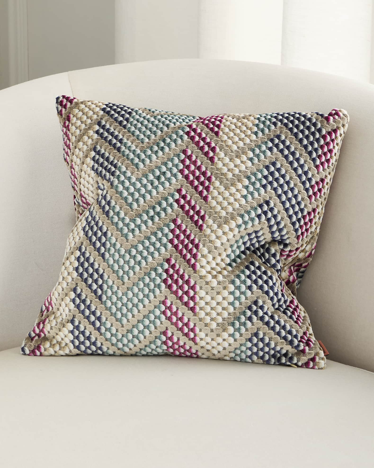 Missoni Home Squame Chevron Decorative Cushion Horchow