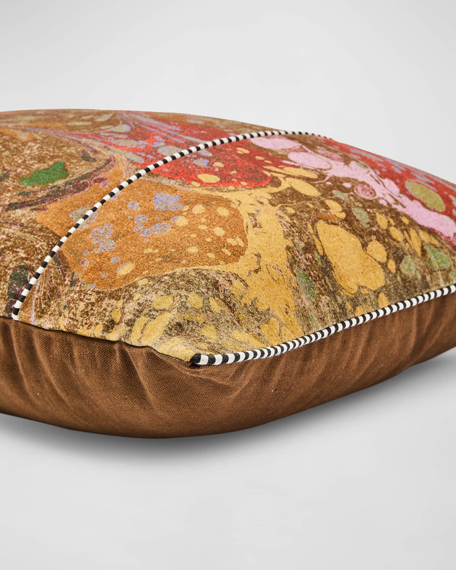 MacKenzie-Childs Marbleized Lumbar Pillow, 16