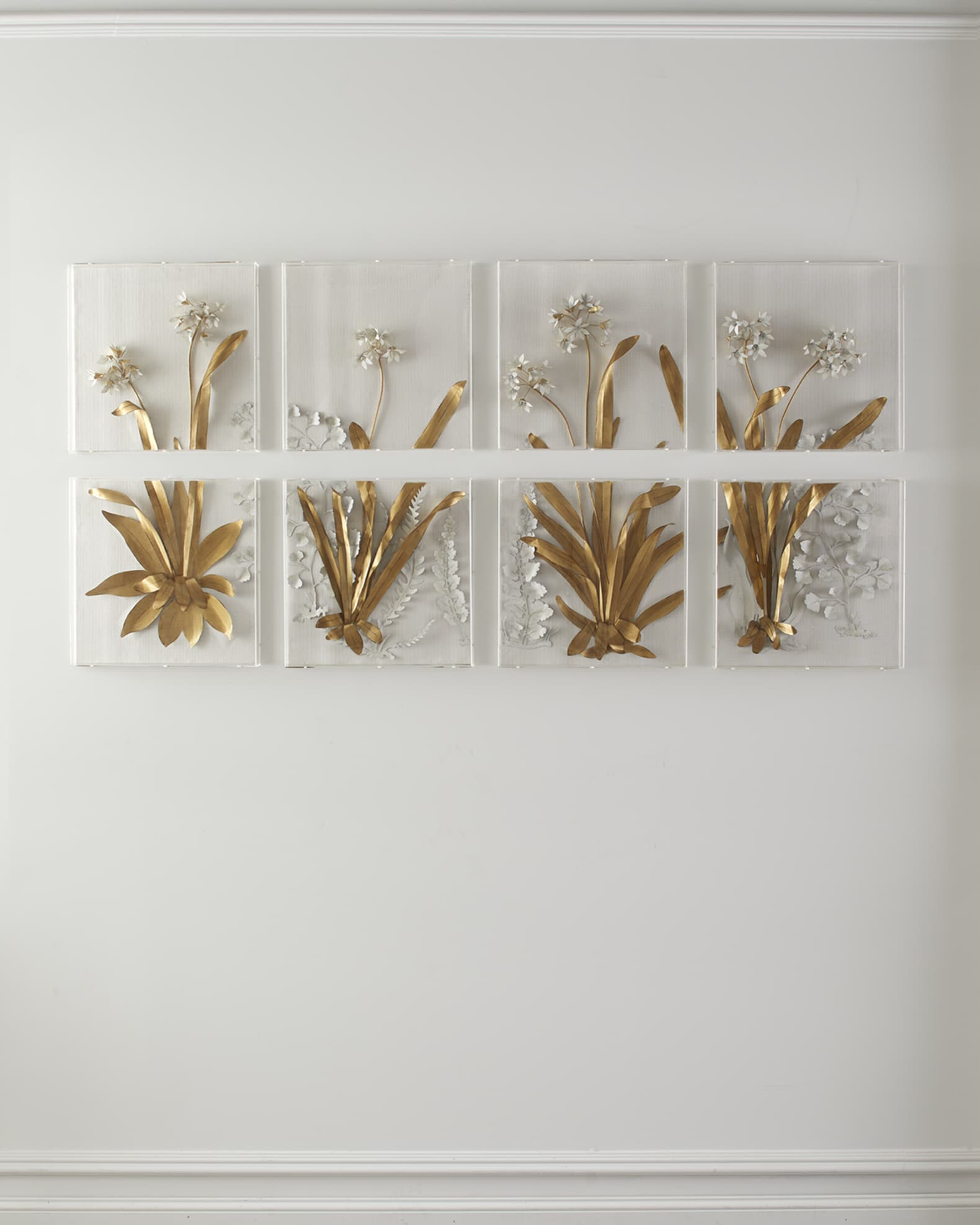 Tommy Mitchell "Agapanthus" 8-Panel Wall Art
