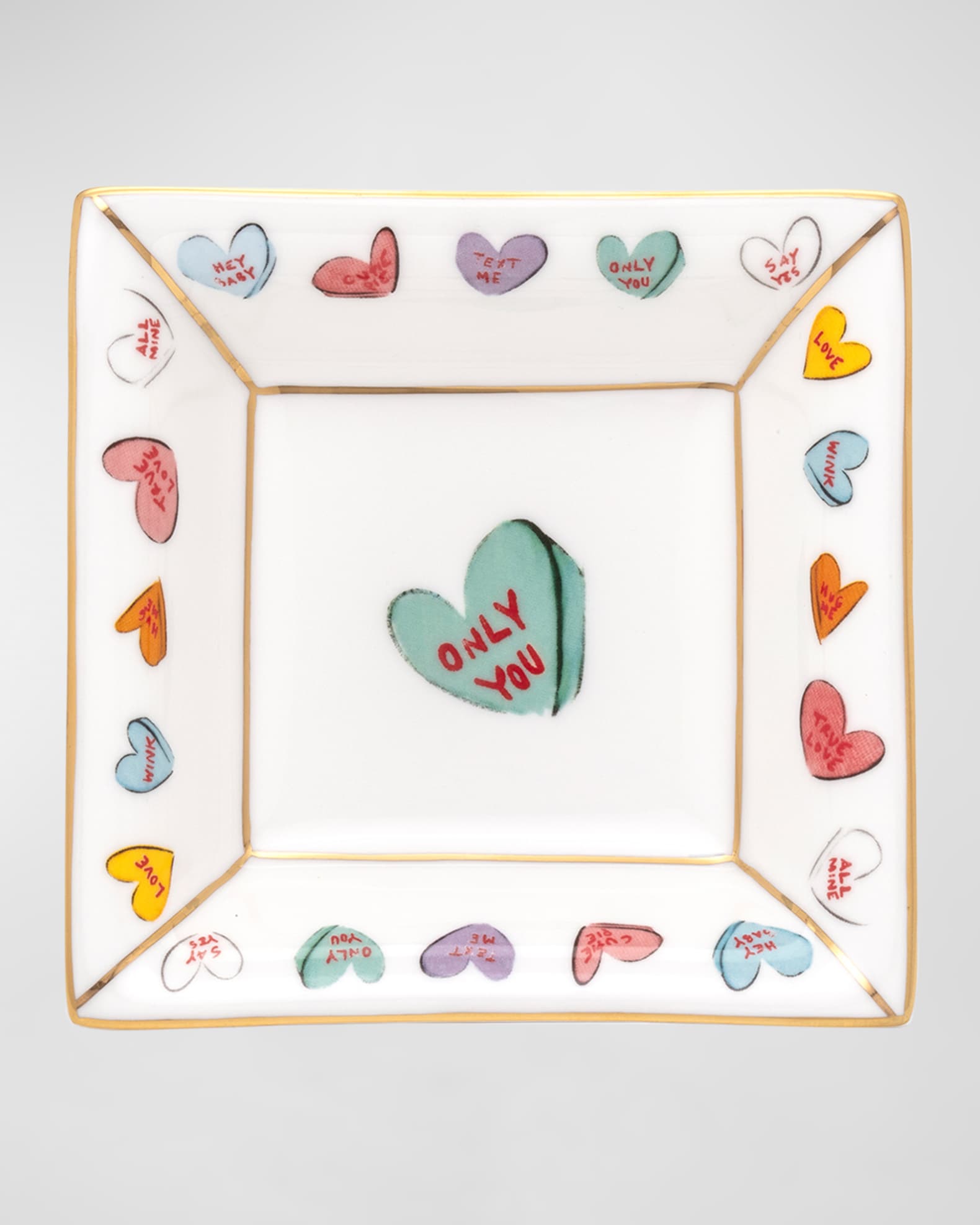 Halcyon Days Only You Square Tray 