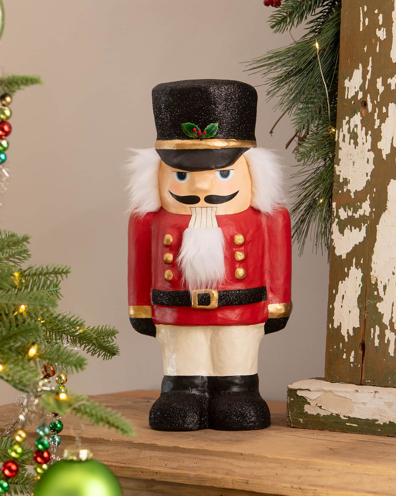 Bethany Lowe Chestnut Charlie Nutcracker Christmas Figurine Horchow