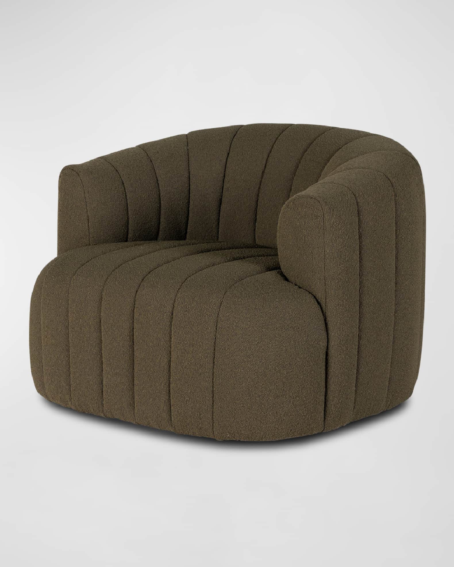 Four Hands Elliana Boucle Swivel Chair Horchow