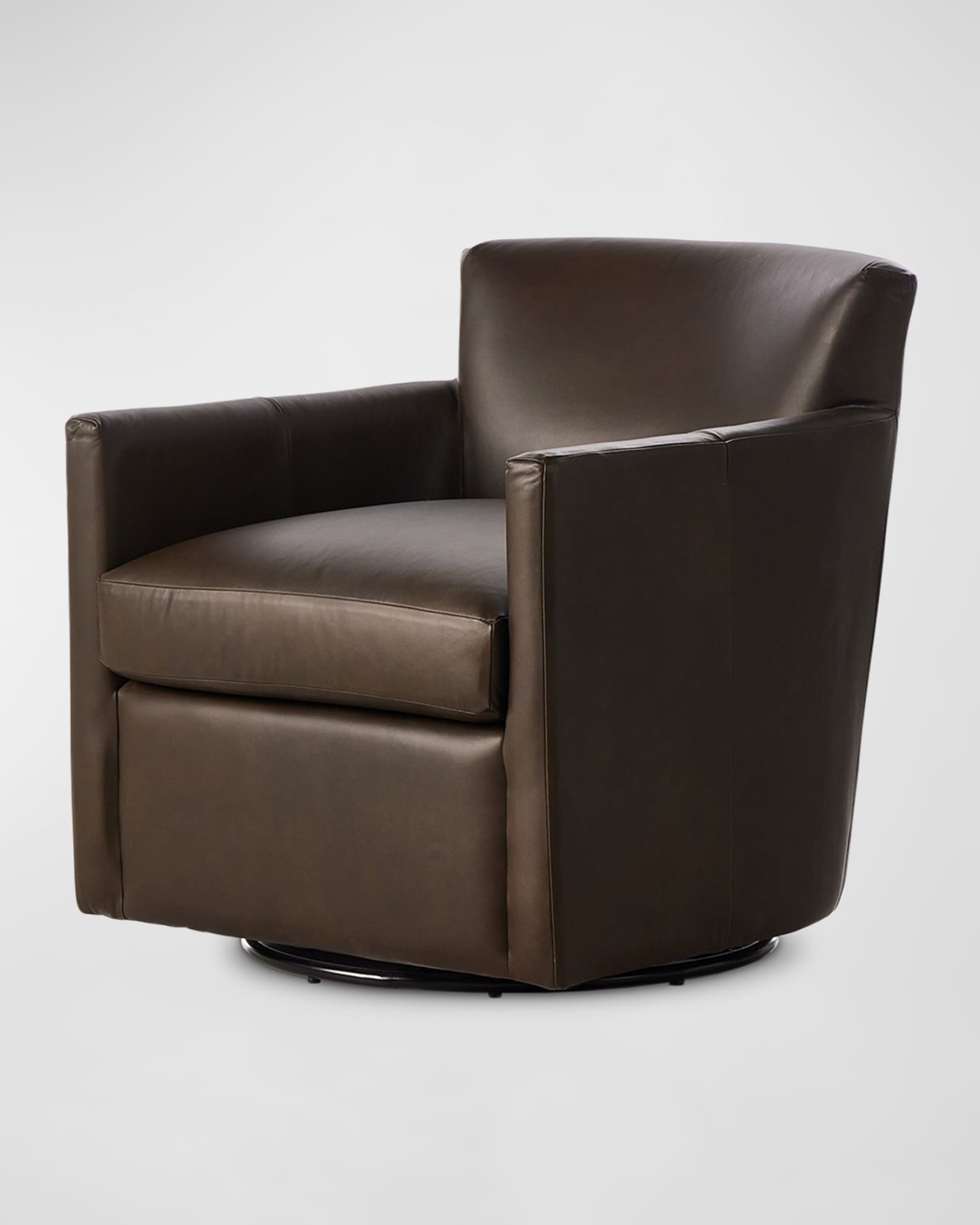 Four Hands Miriam Leather Swivel Chair Horchow