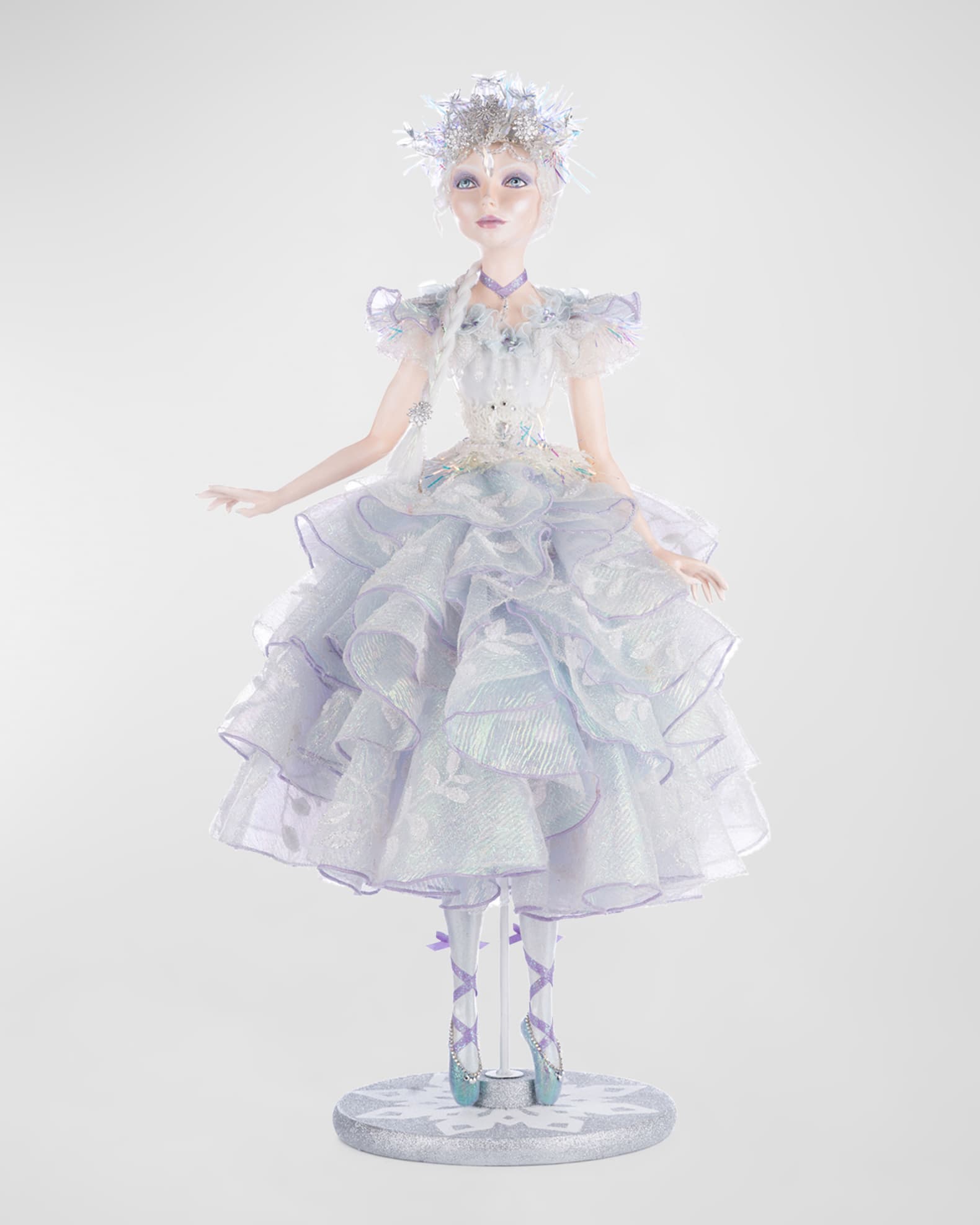 Katherine's Collection Crystalline Winter Ballerina Christmas Figure
