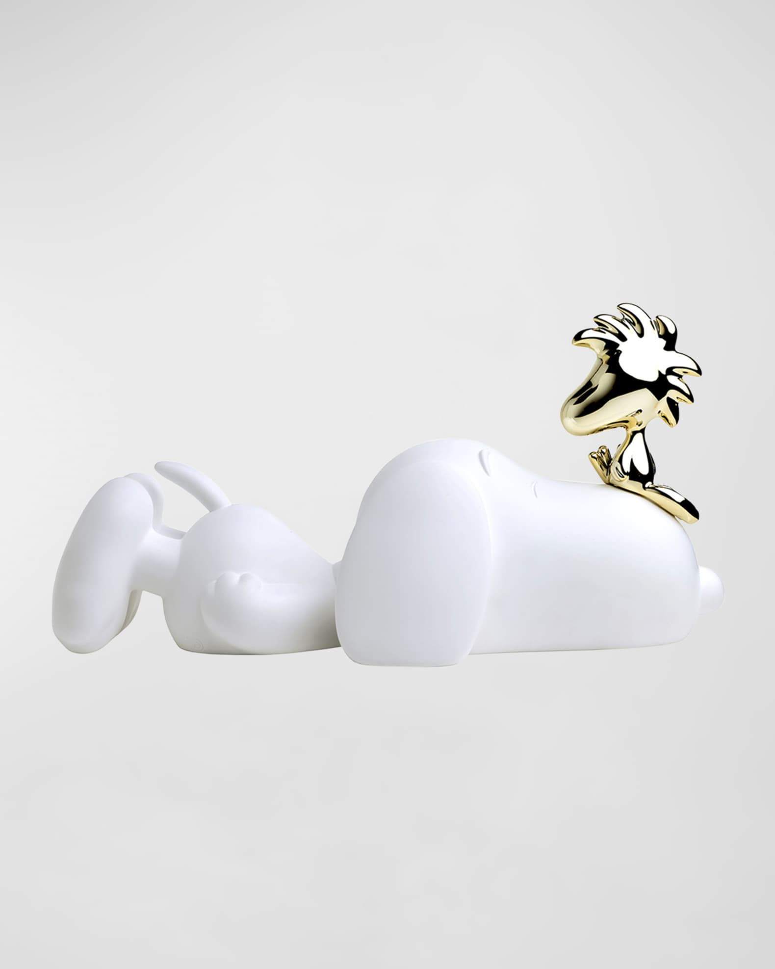 LEBLON DELIENNE Snoopy and Woodstock Figurine - Glossy White