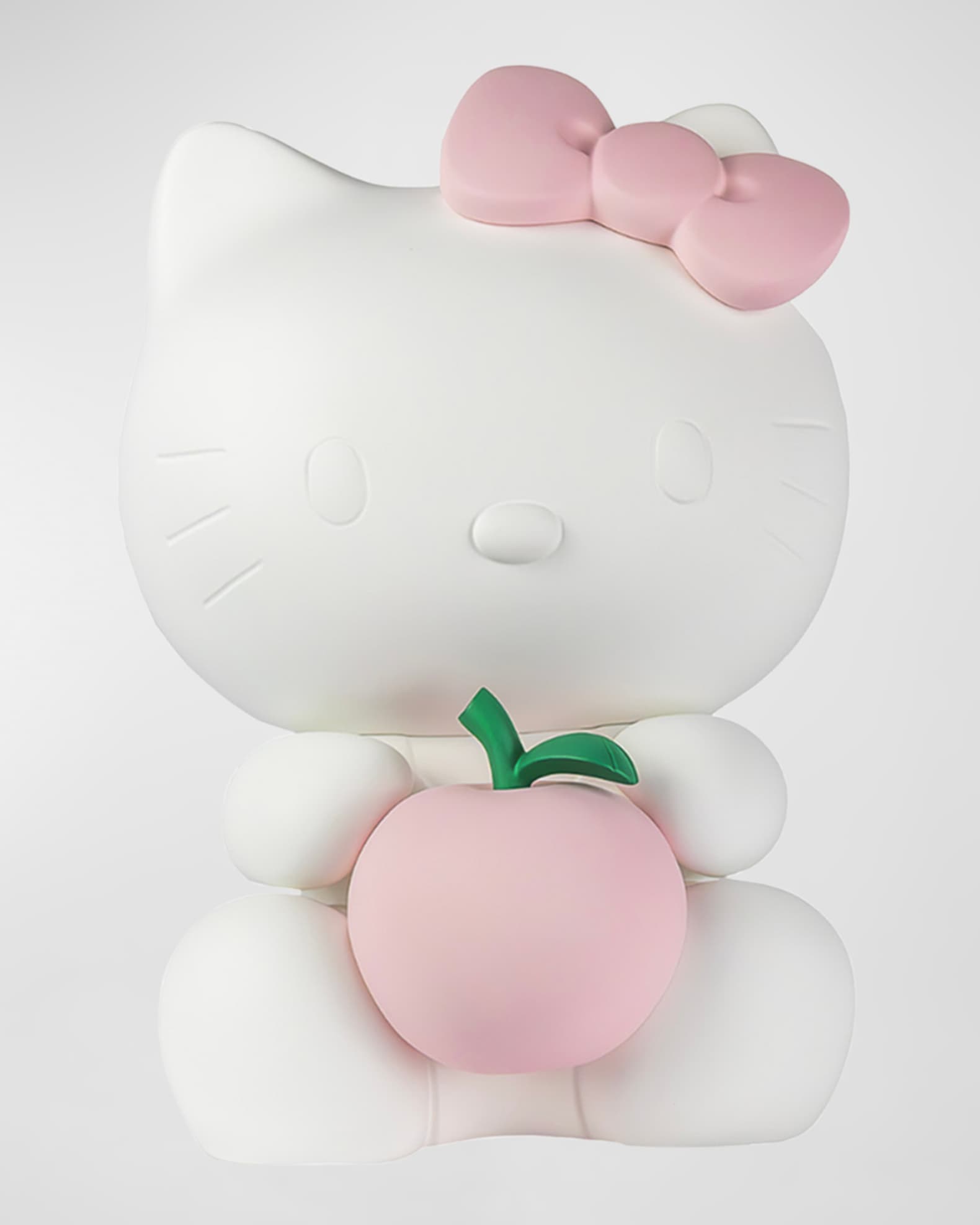 LEBLON DELIENNE Hello Kitty Apple Figurine Matte White & Pastel Pink