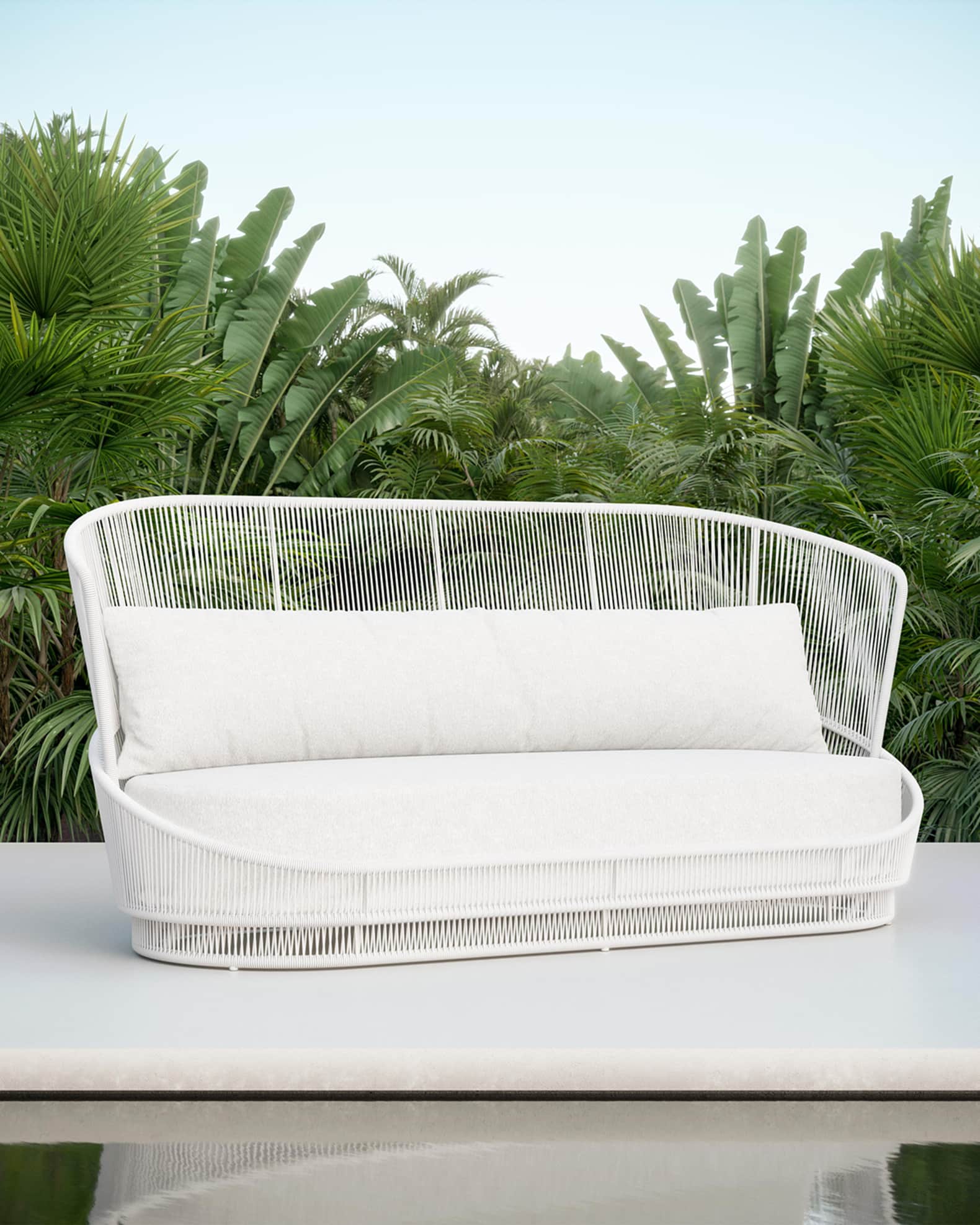 Azzurro Living Palma 3Seat Sofa with Cushion Horchow